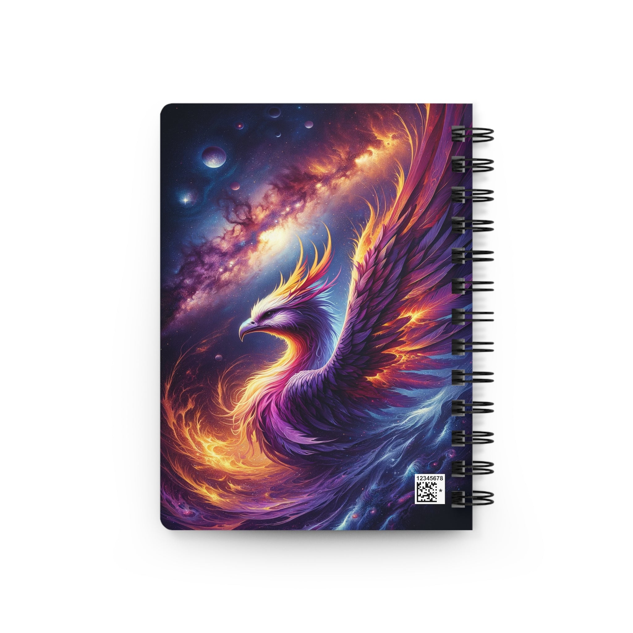 Purple Phoenix - Spiral Notebook