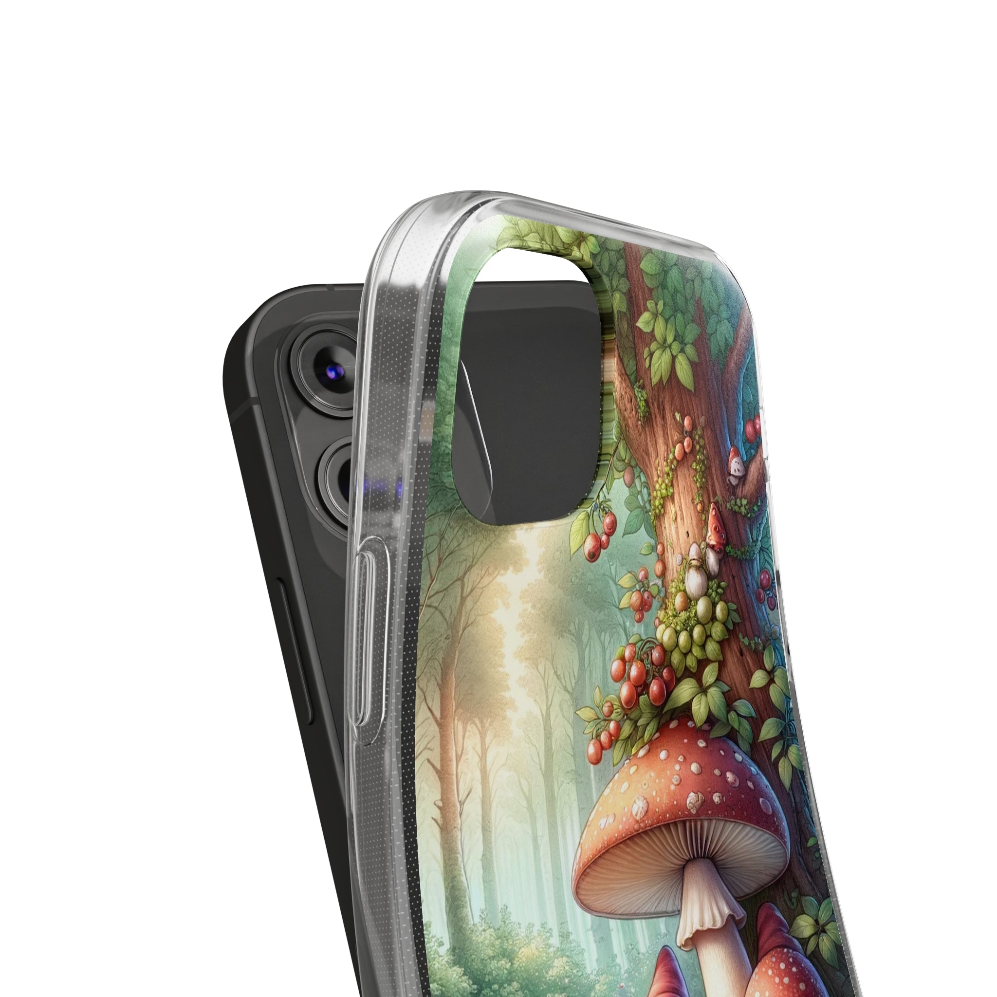 Gnomes and mushrooms - Soft Phone Case