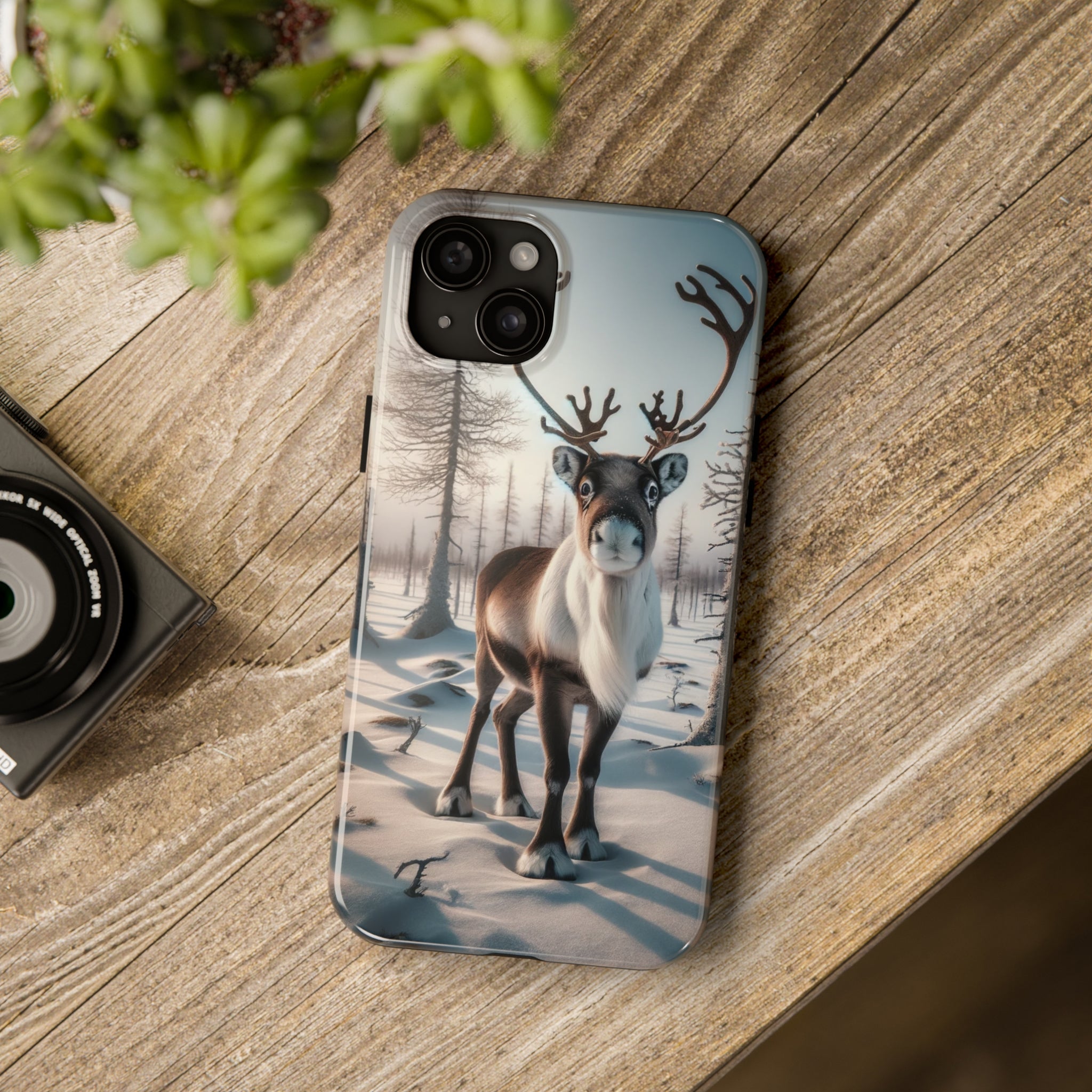 Curious reindeer - Tough Phone Case