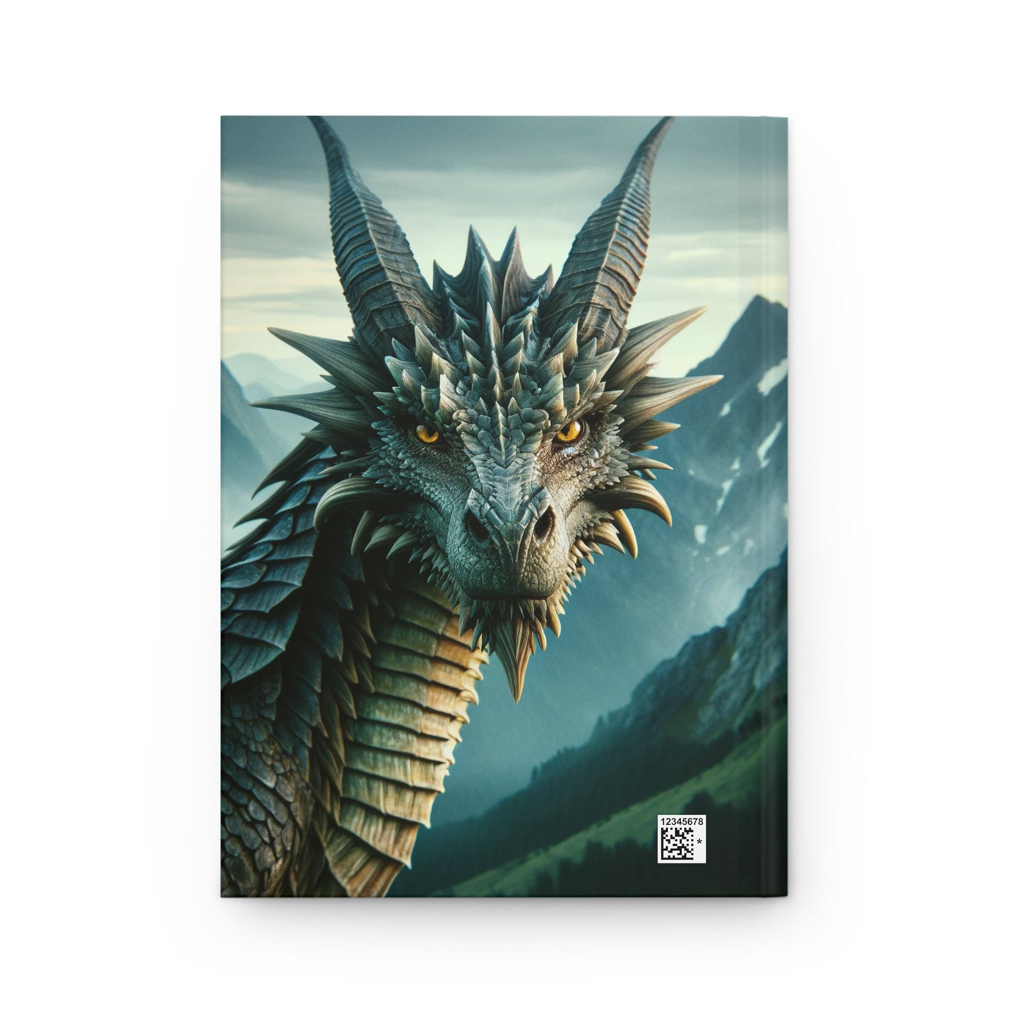 Curious dragon - Hardcover Notebook