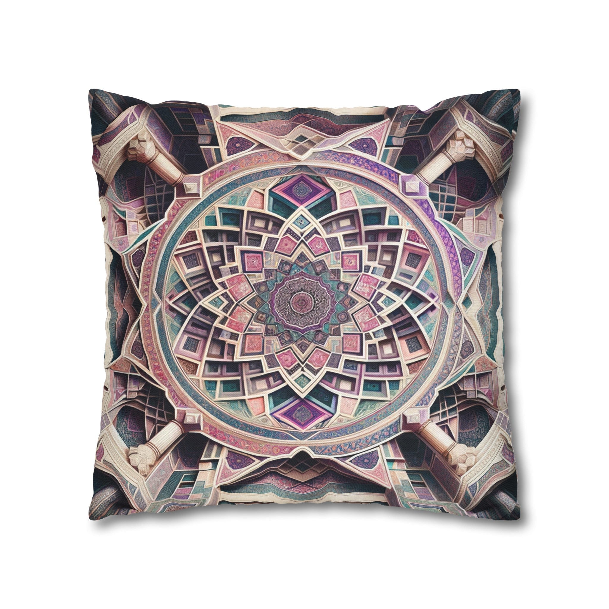 Persian Art 6 - Polyester Square Pillowcase