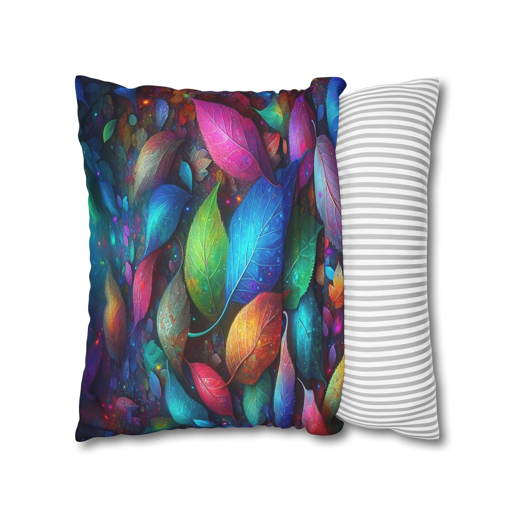 Magical leaves (3) - Suede Square Pillowcase