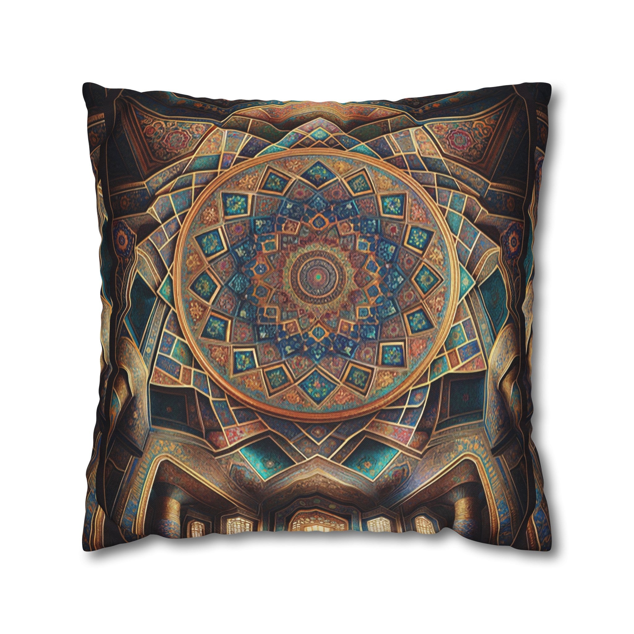 Persian Art 5 - Polyester Square Pillowcase