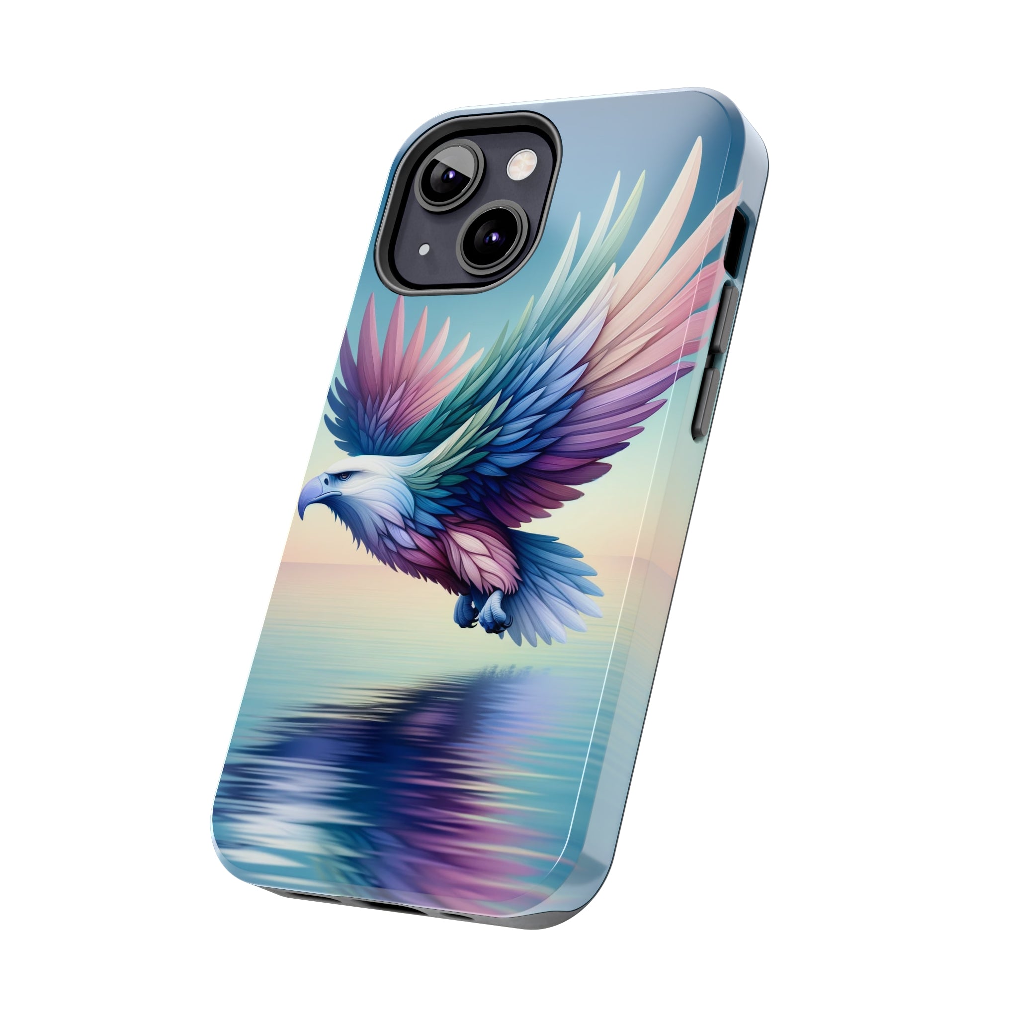 Eagle with colourful feathers - Tough Phone Case