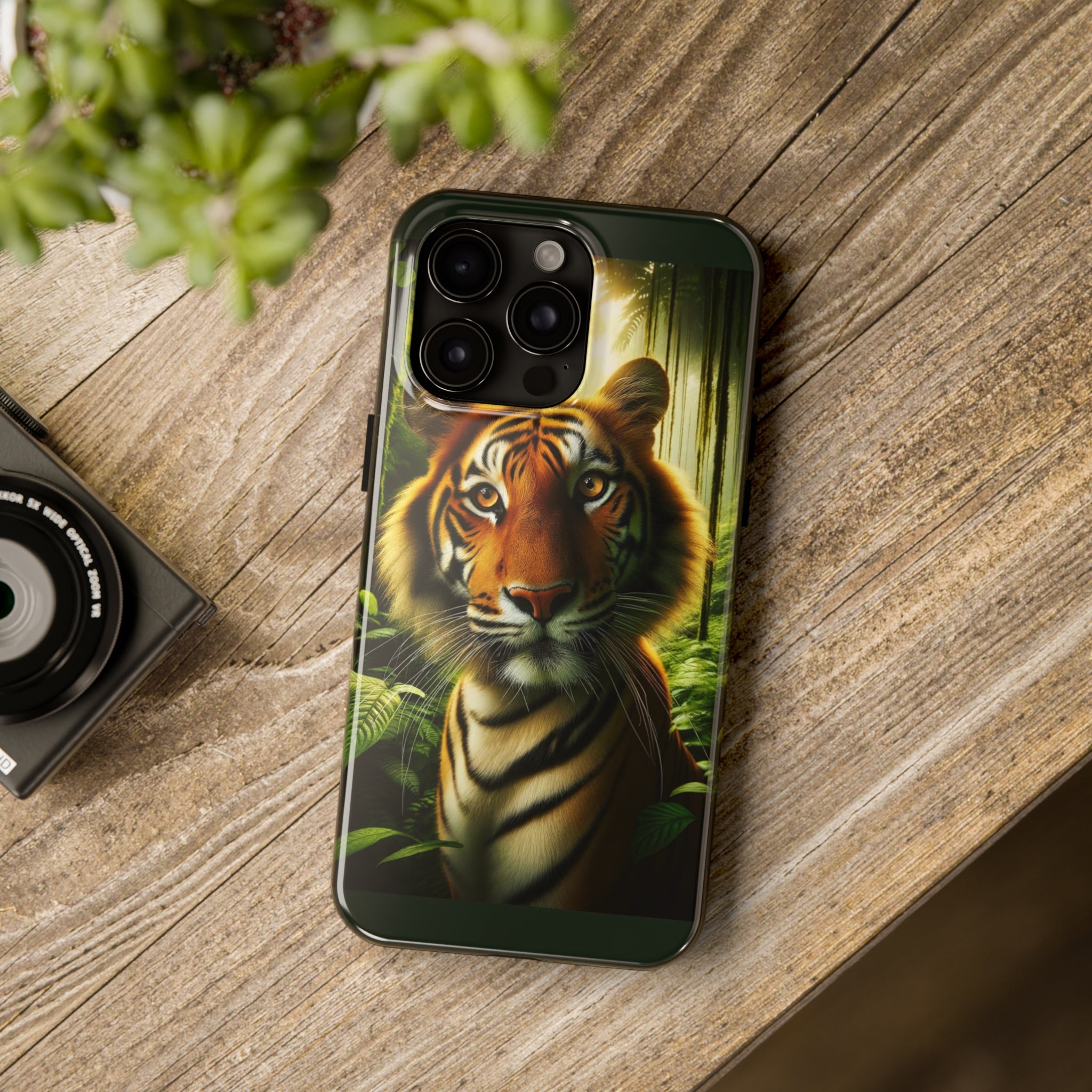 Curious Tiger - Tough Phone Case