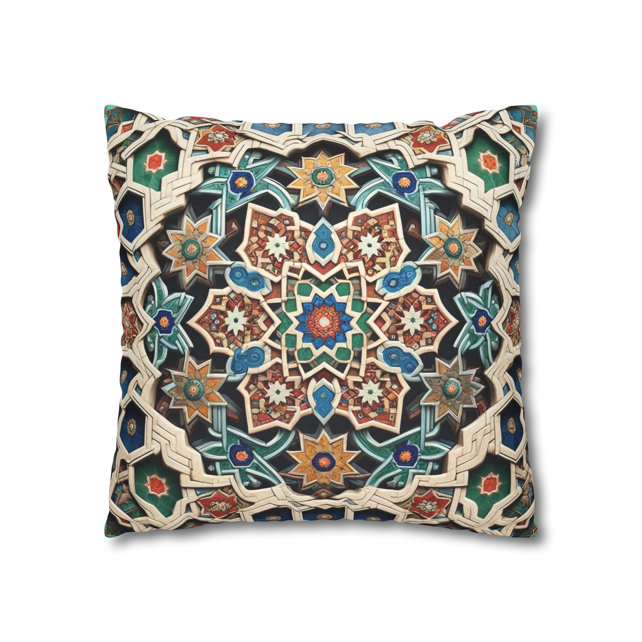 Persian Art (1) - Suede Square Pillowcase