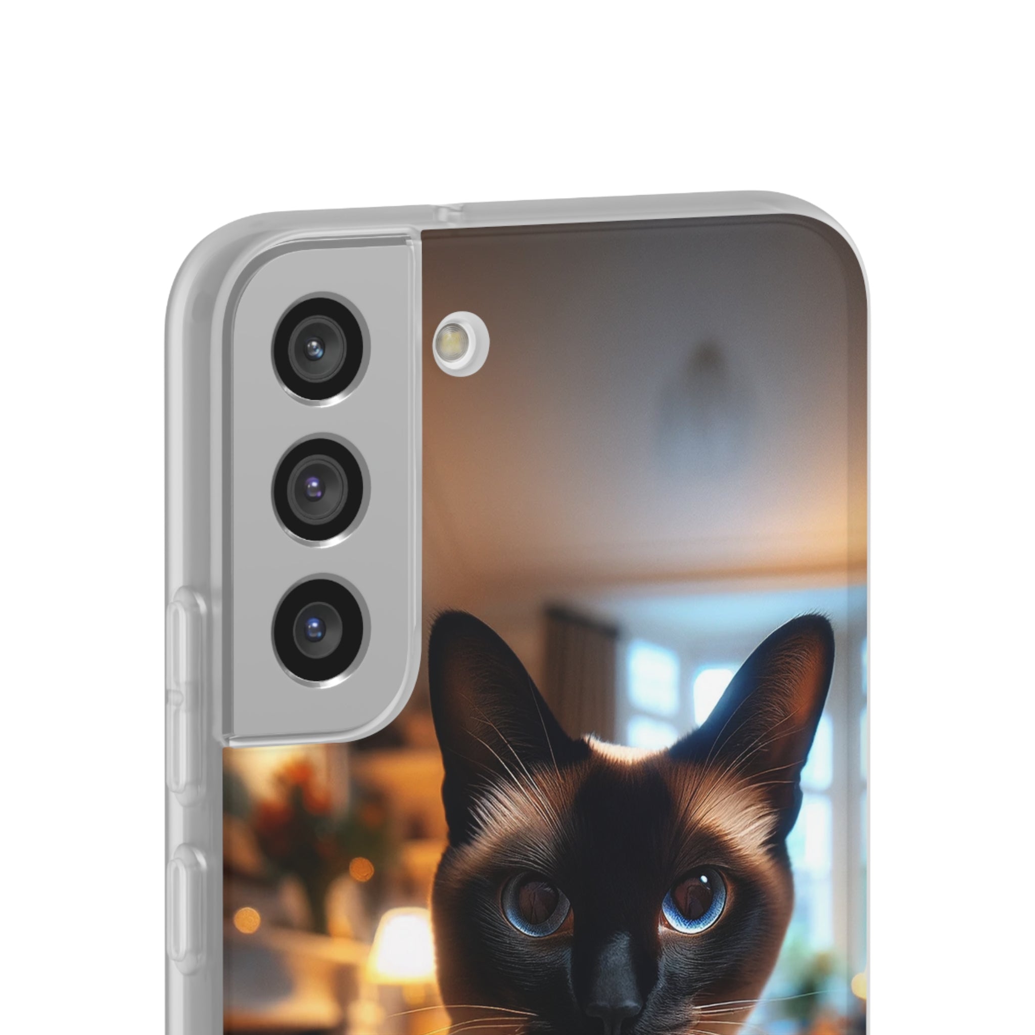 Curious Siamese cat - Flexi Case (Samsung only)