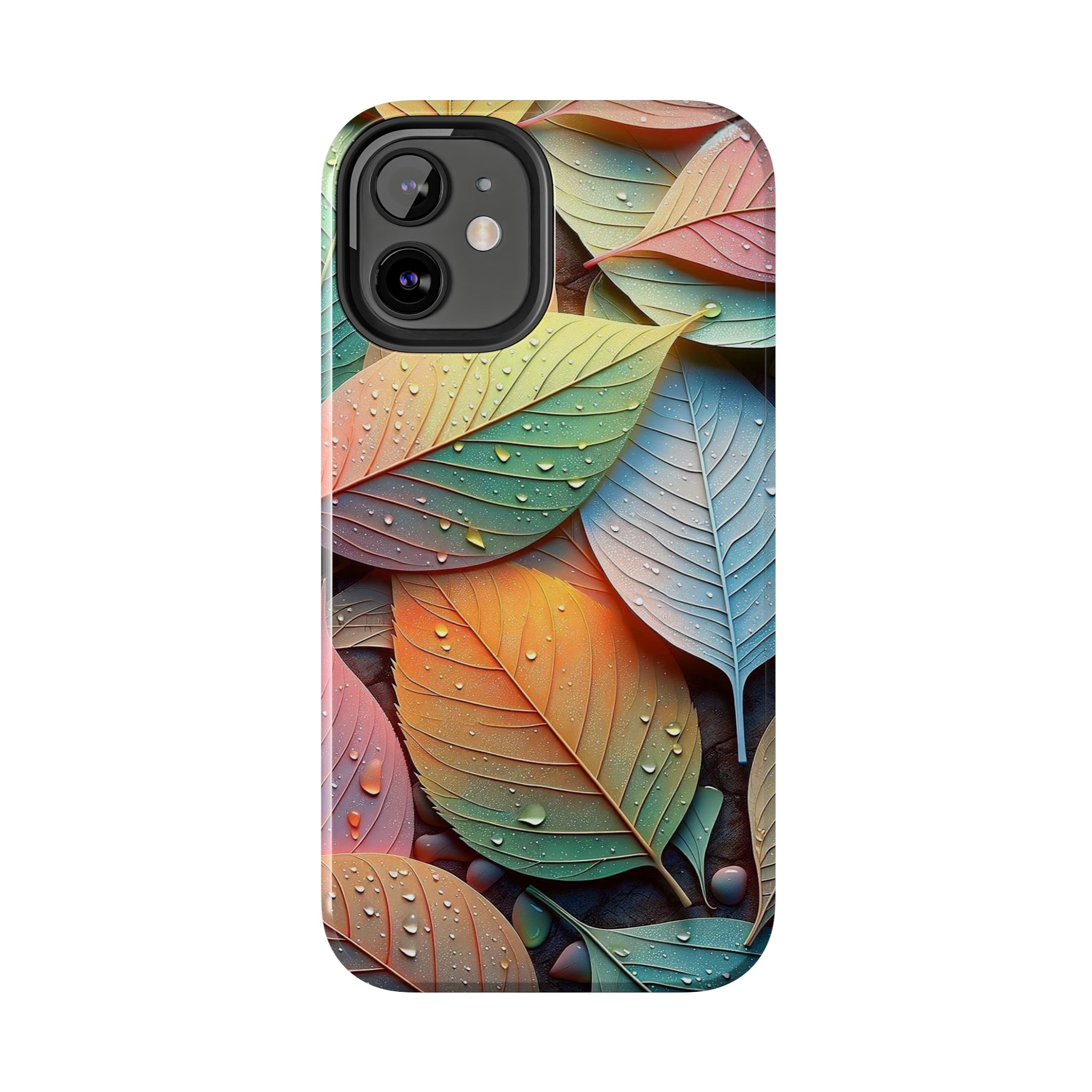 Pastel coloured leaves - Tough Phone Case