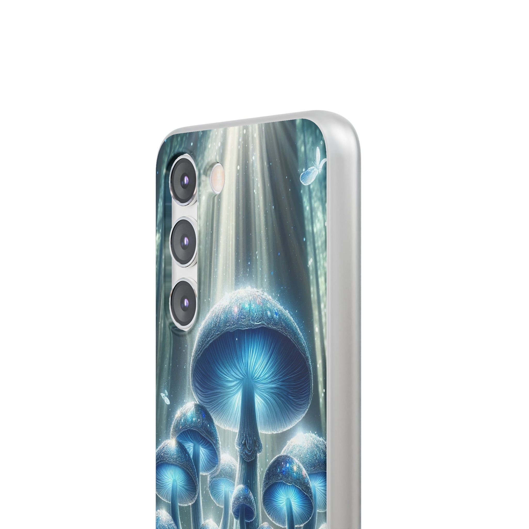 Lightblue mushrooms - Flexi Case (Samsung only)