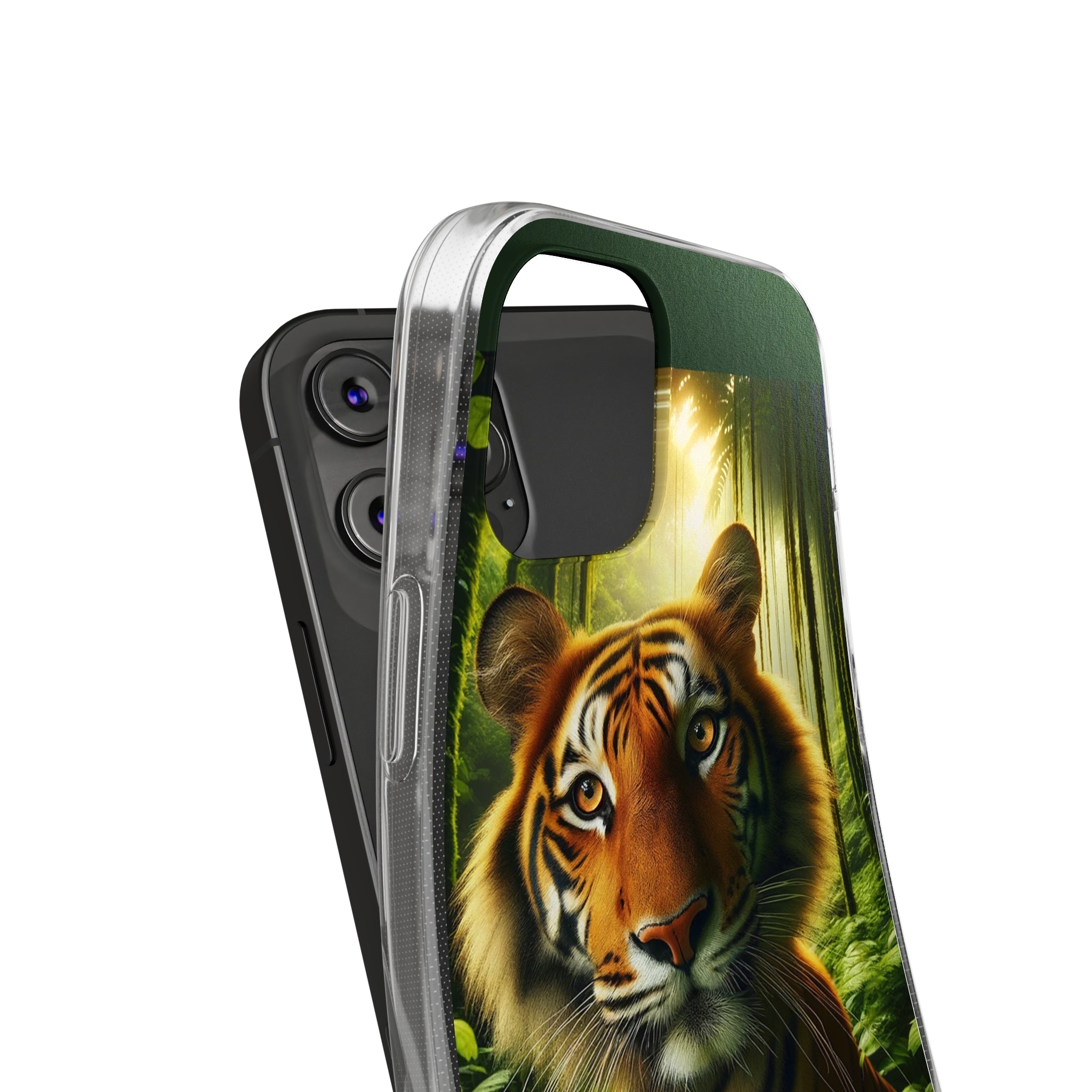 Curious Tiger - Soft Phone Cases