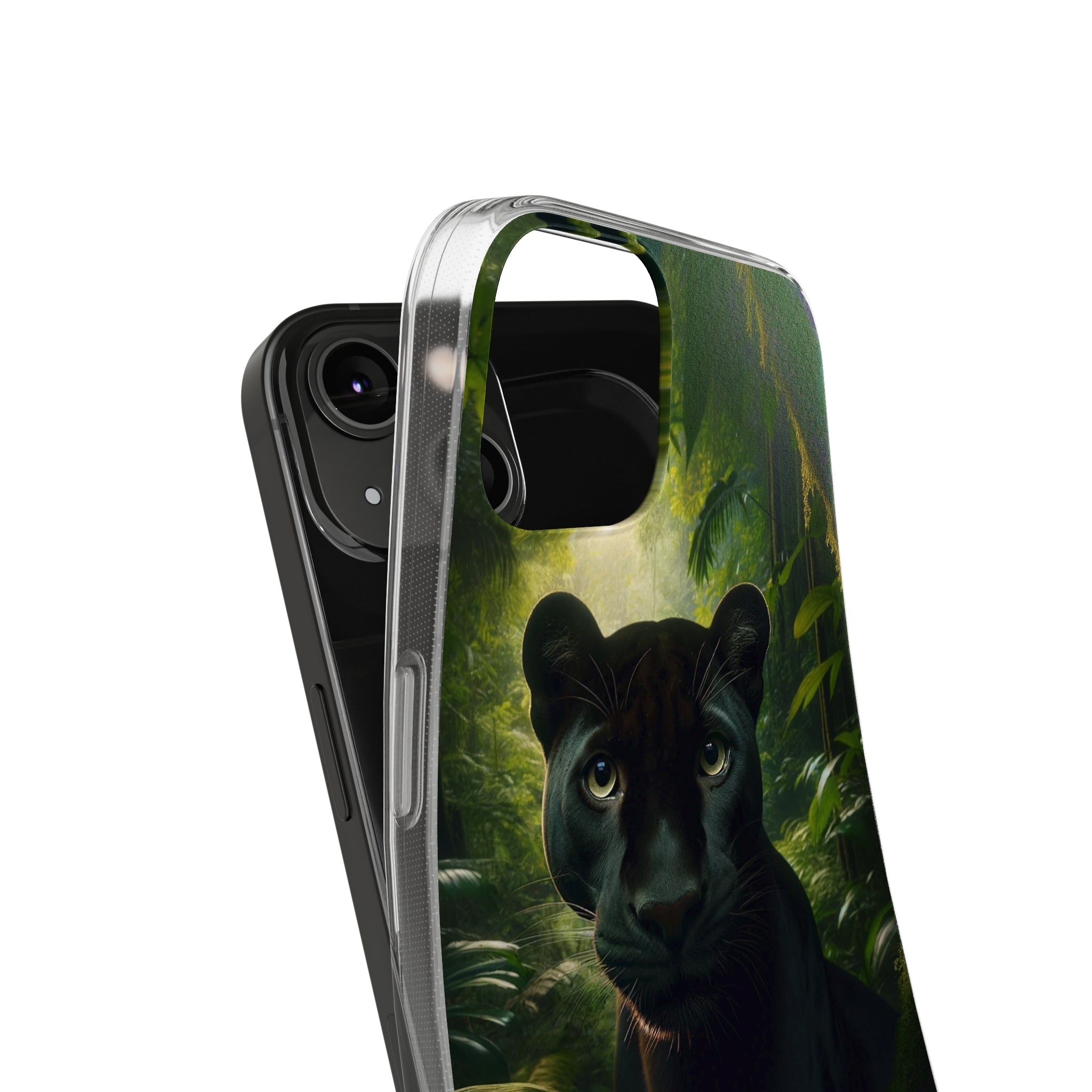 Curious Panther - Soft Phone Case