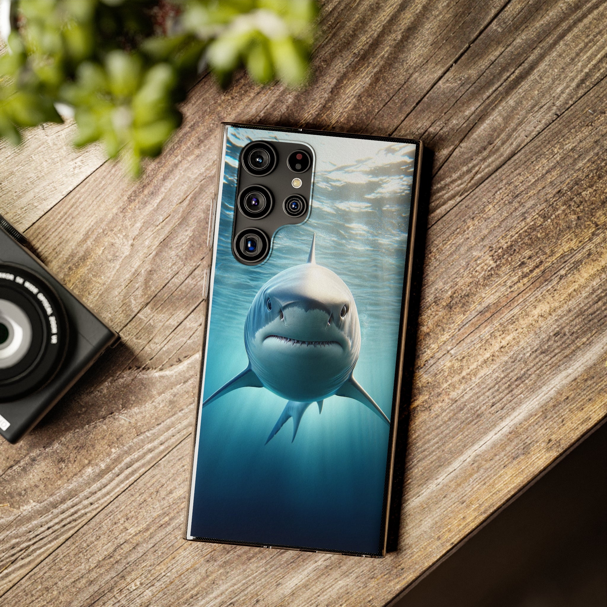 Curious Shark - Soft Phone Case