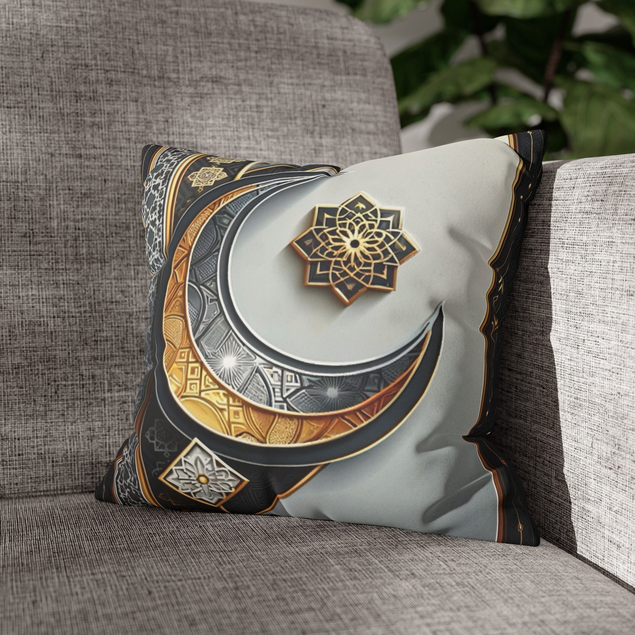 Islamic Art (8) - Suede Square Pillowcase