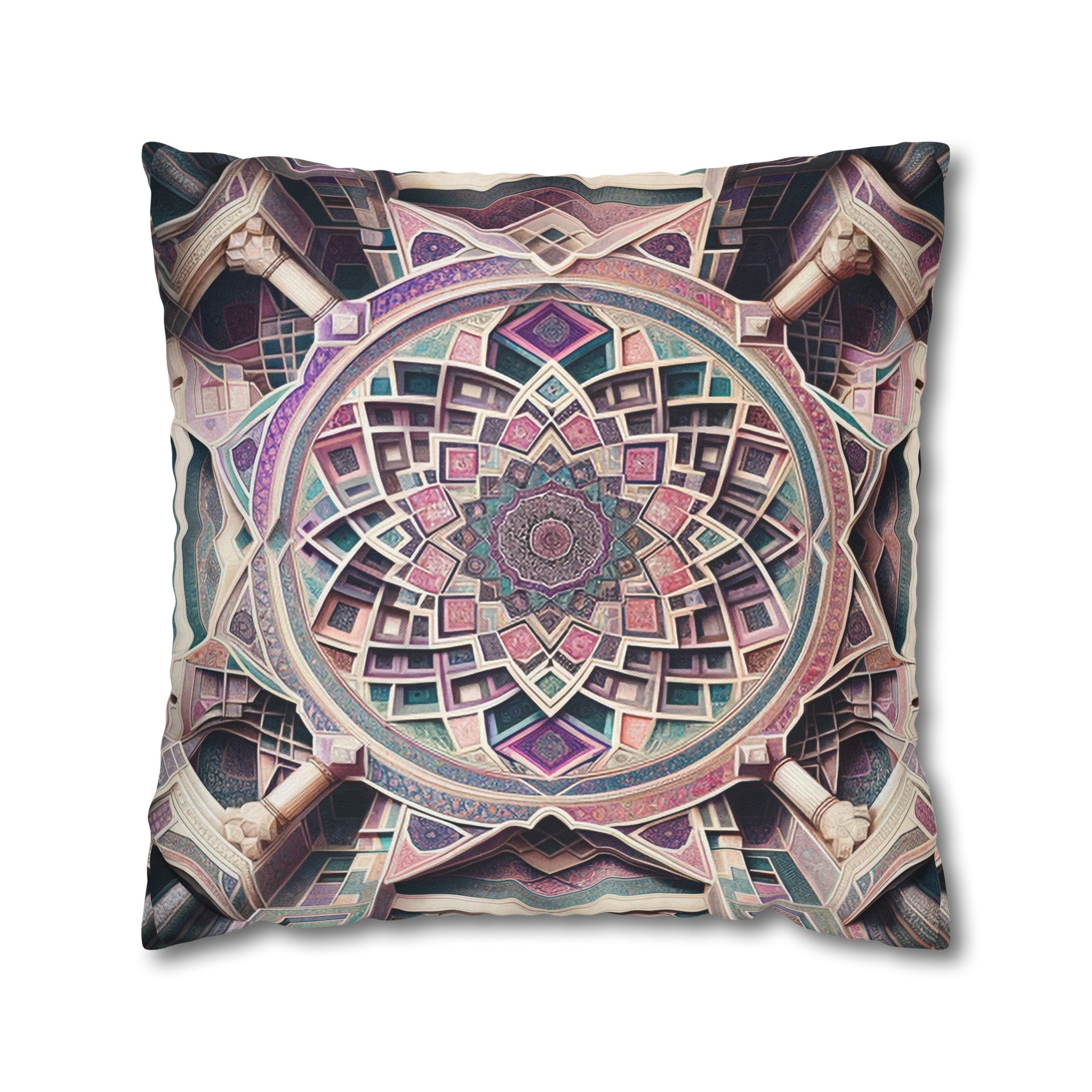 Persian Art 6 - Polyester Square Pillowcase