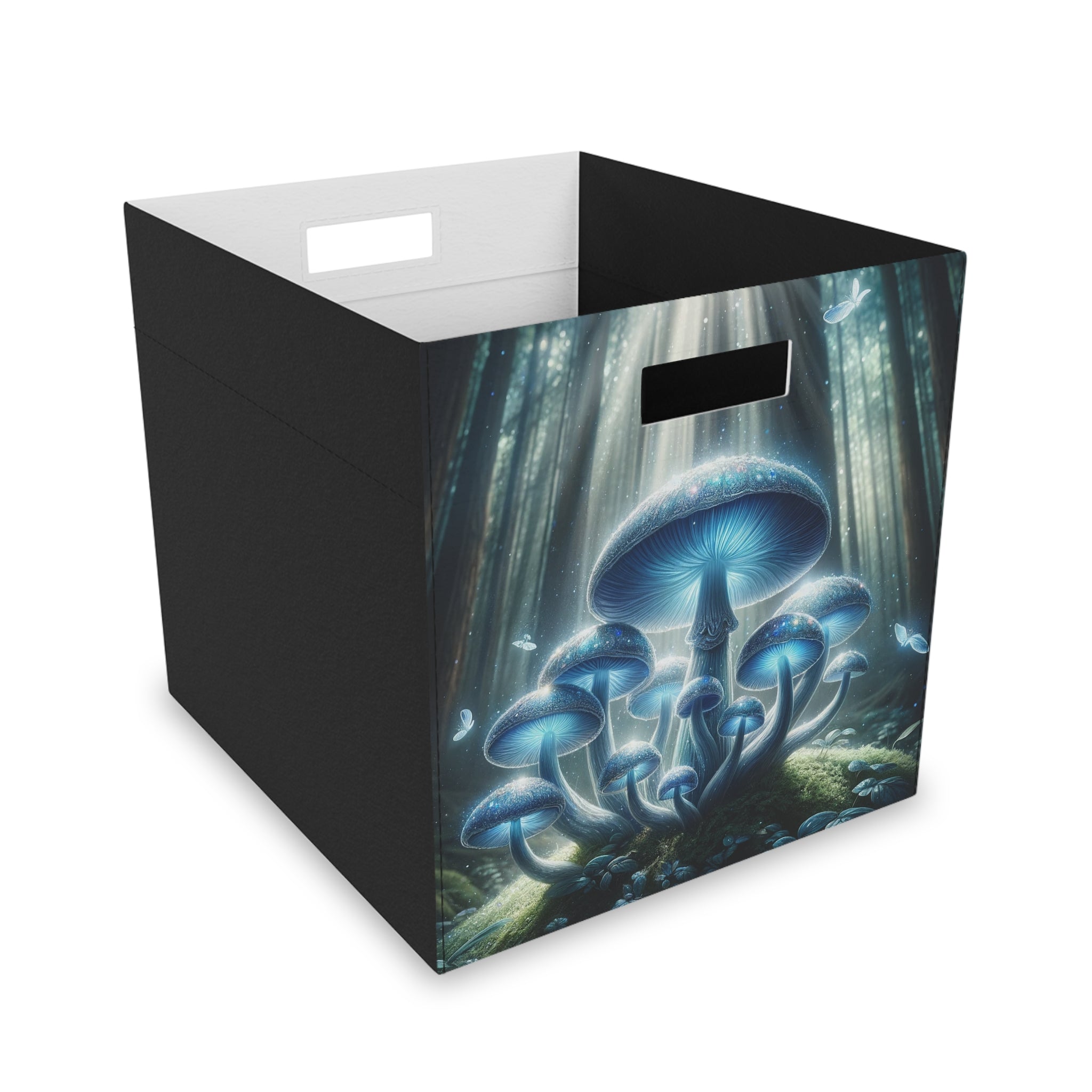 Blue-silver Mushrooms - Storage Box