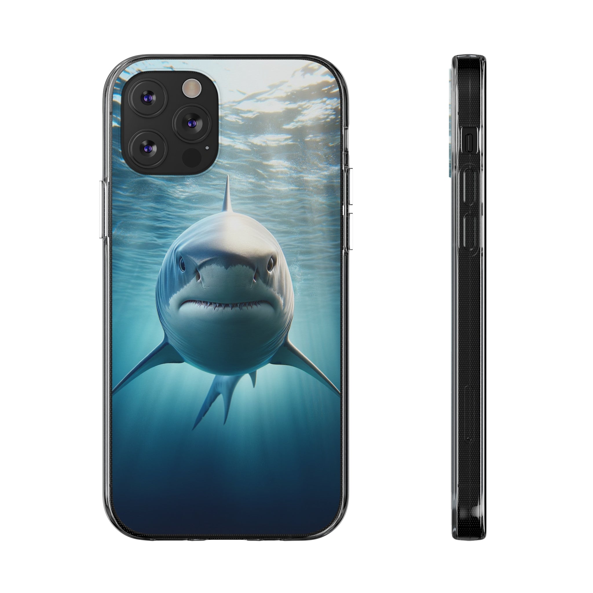 Curious Shark - Soft Phone Case