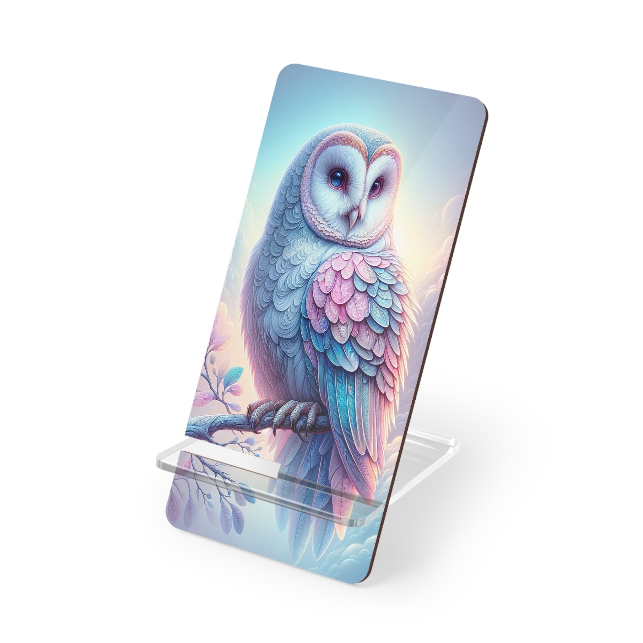 Pastel colored owl - Smartphone Stand