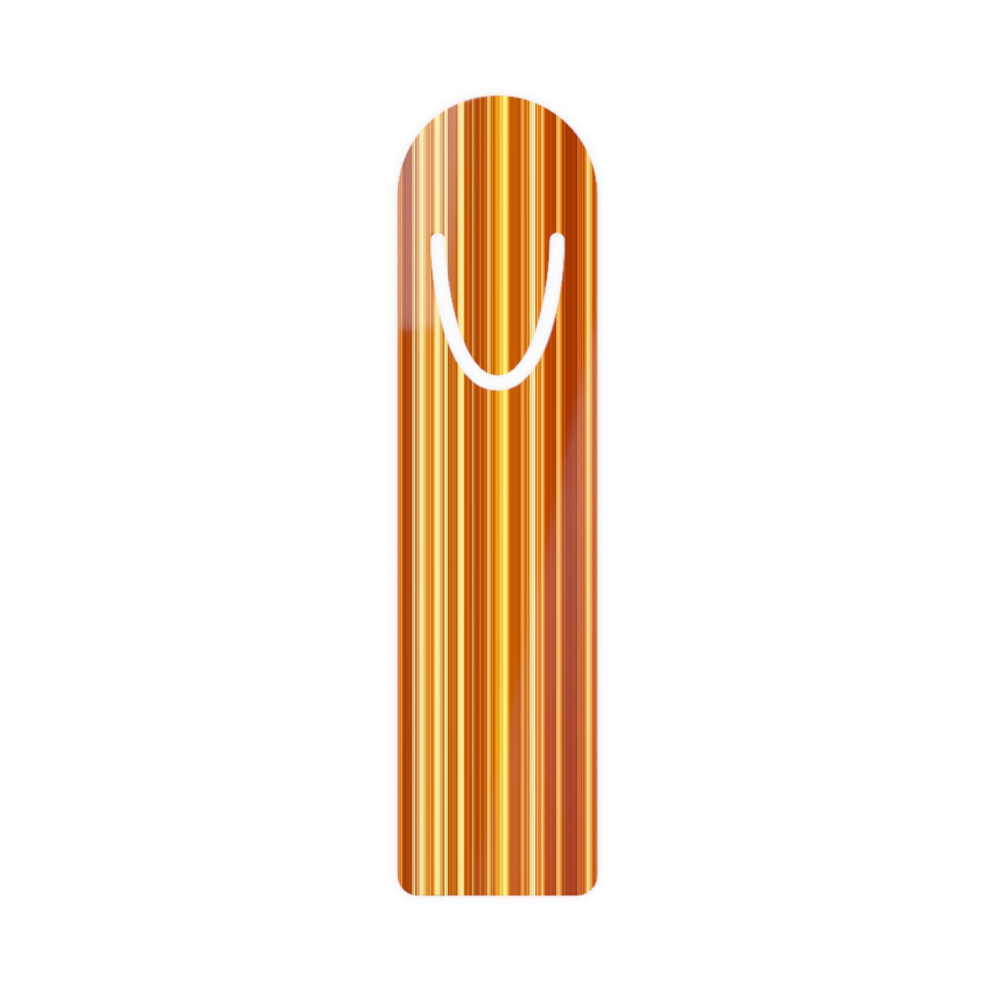 Orange-yellow, vertical lines - Bookmark