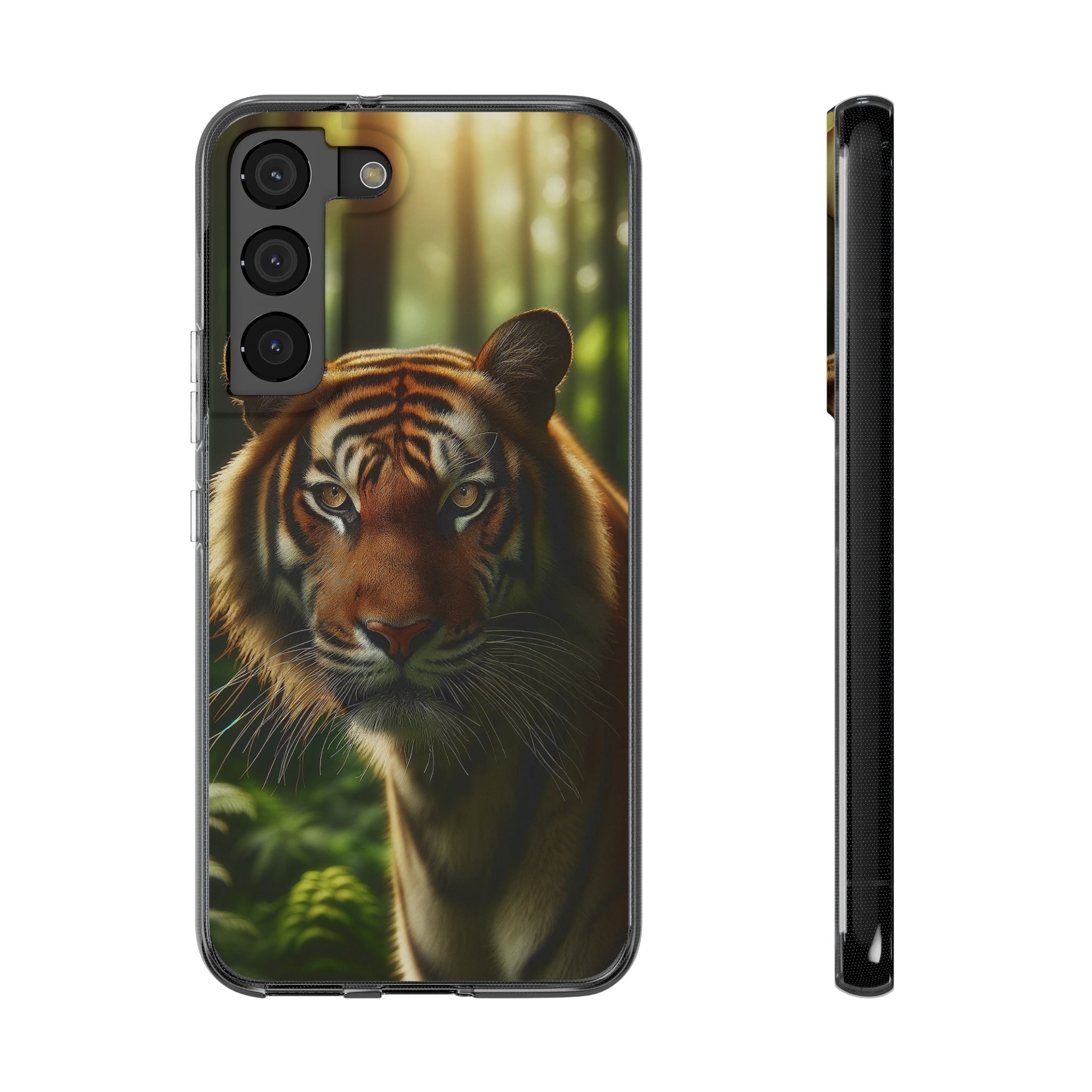 Curious Tiger - Soft Phone Case