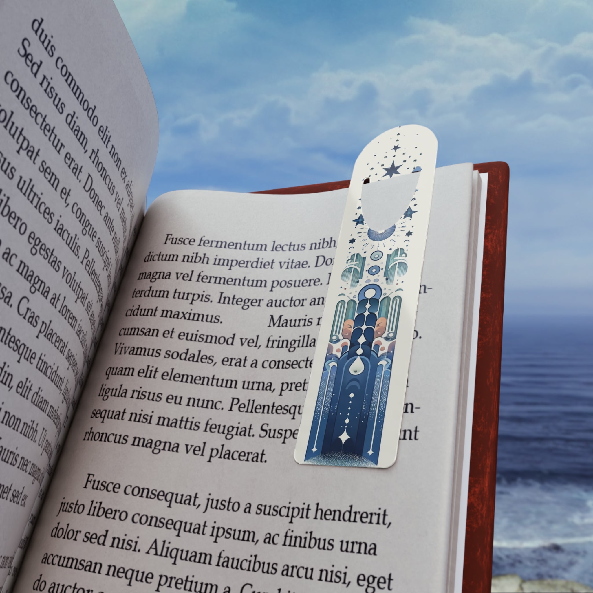 Art Pattern blue - Bookmark