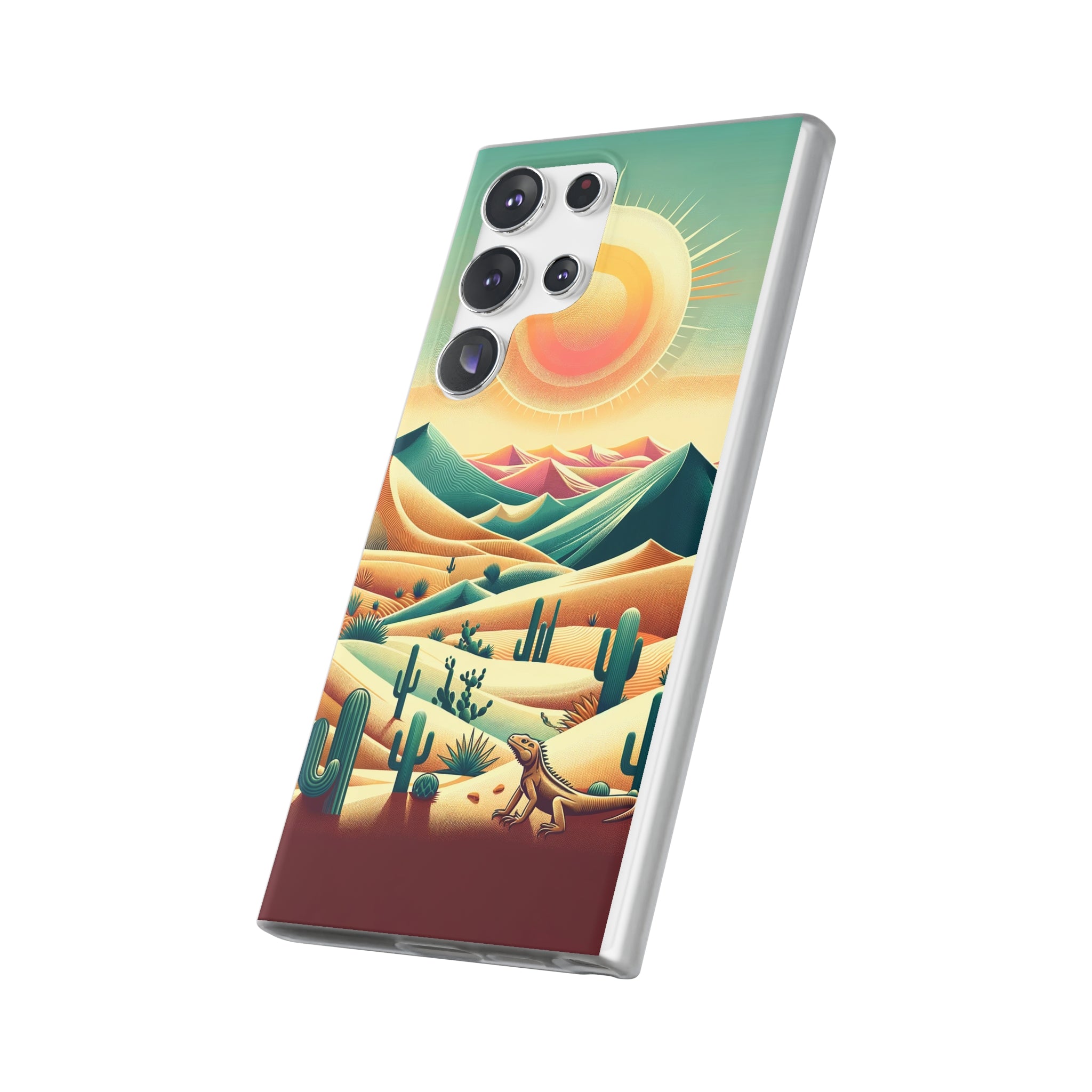 Iguana in the desert - Flexi Case (Samsung only)