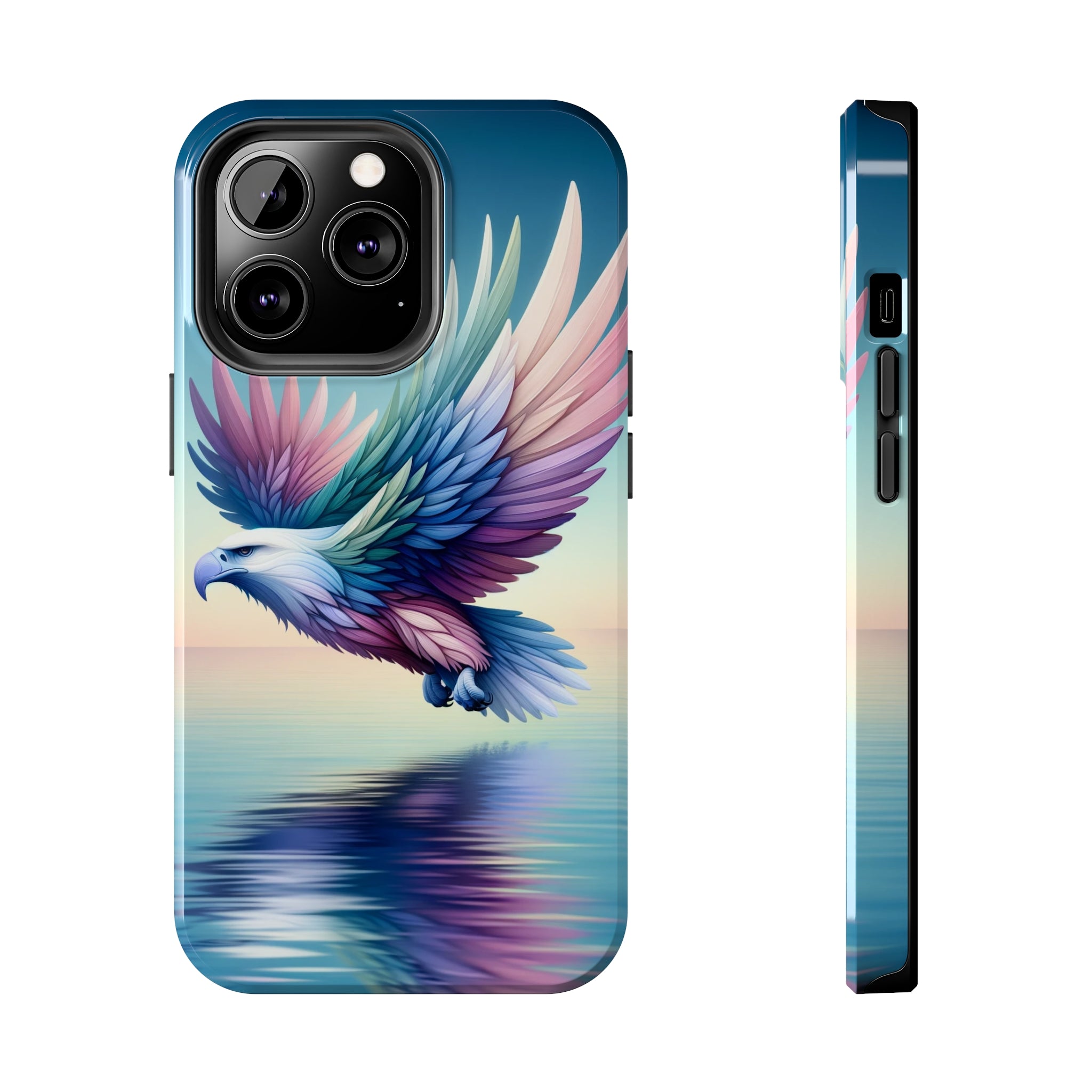 Eagle with colourful feathers - Tough Phone Case