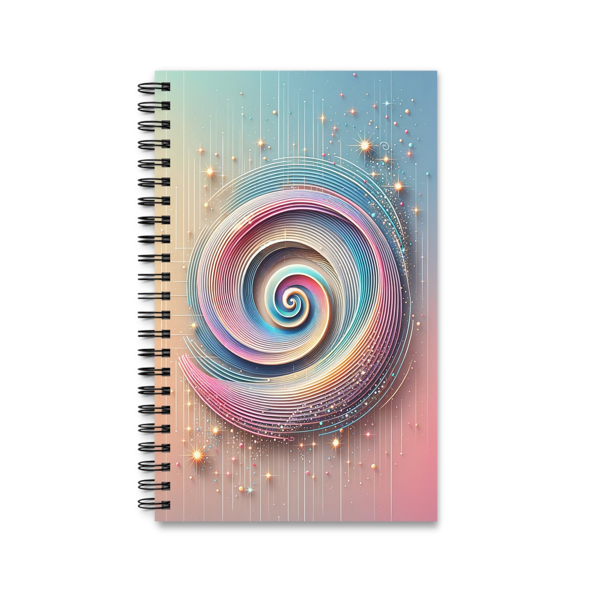 Blue and pink spiral - Spiral Journal (EU)