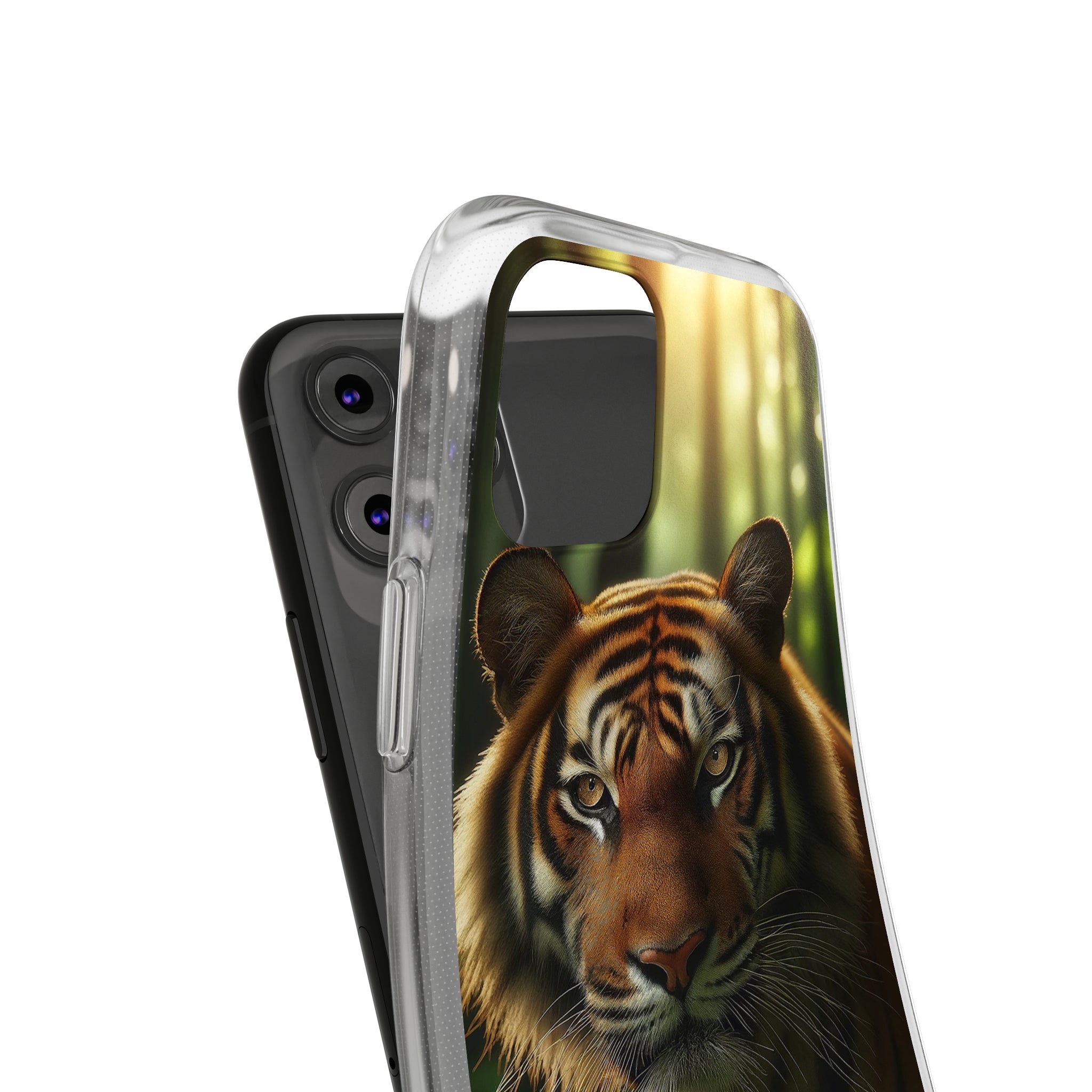 Curious Tiger - Soft Phone Case