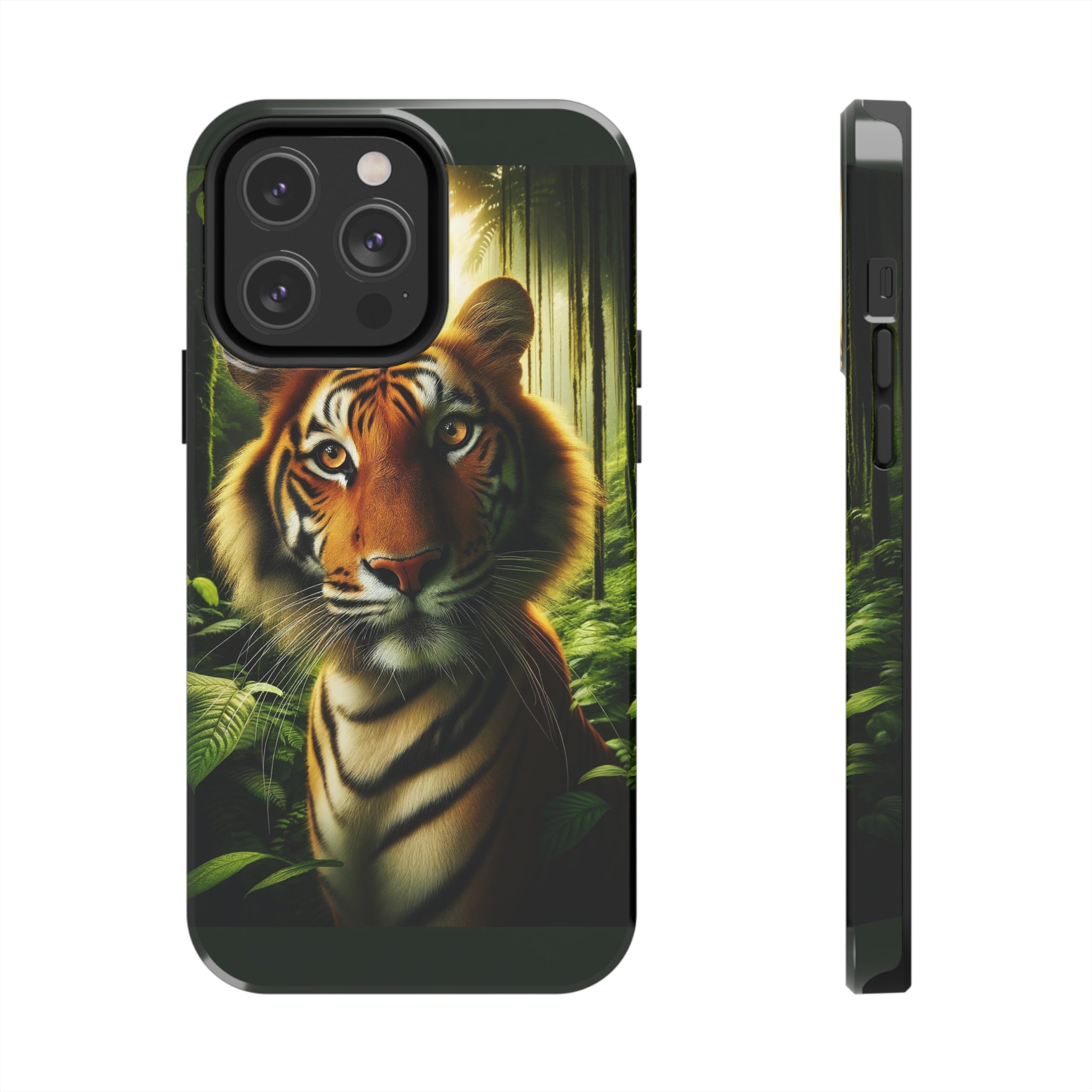 Curious Tiger - Tough Phone Case