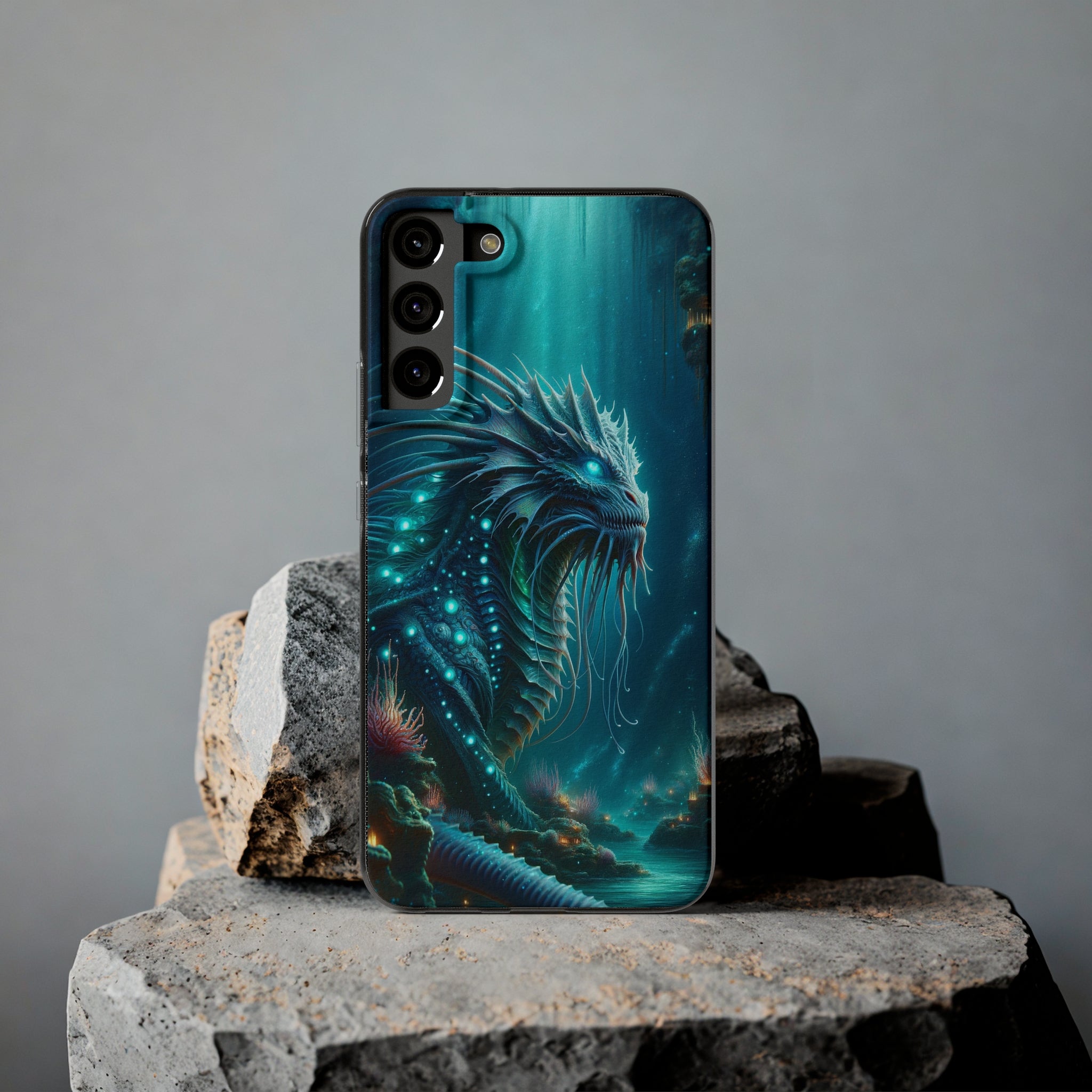 Sea monster - Soft Phone Case