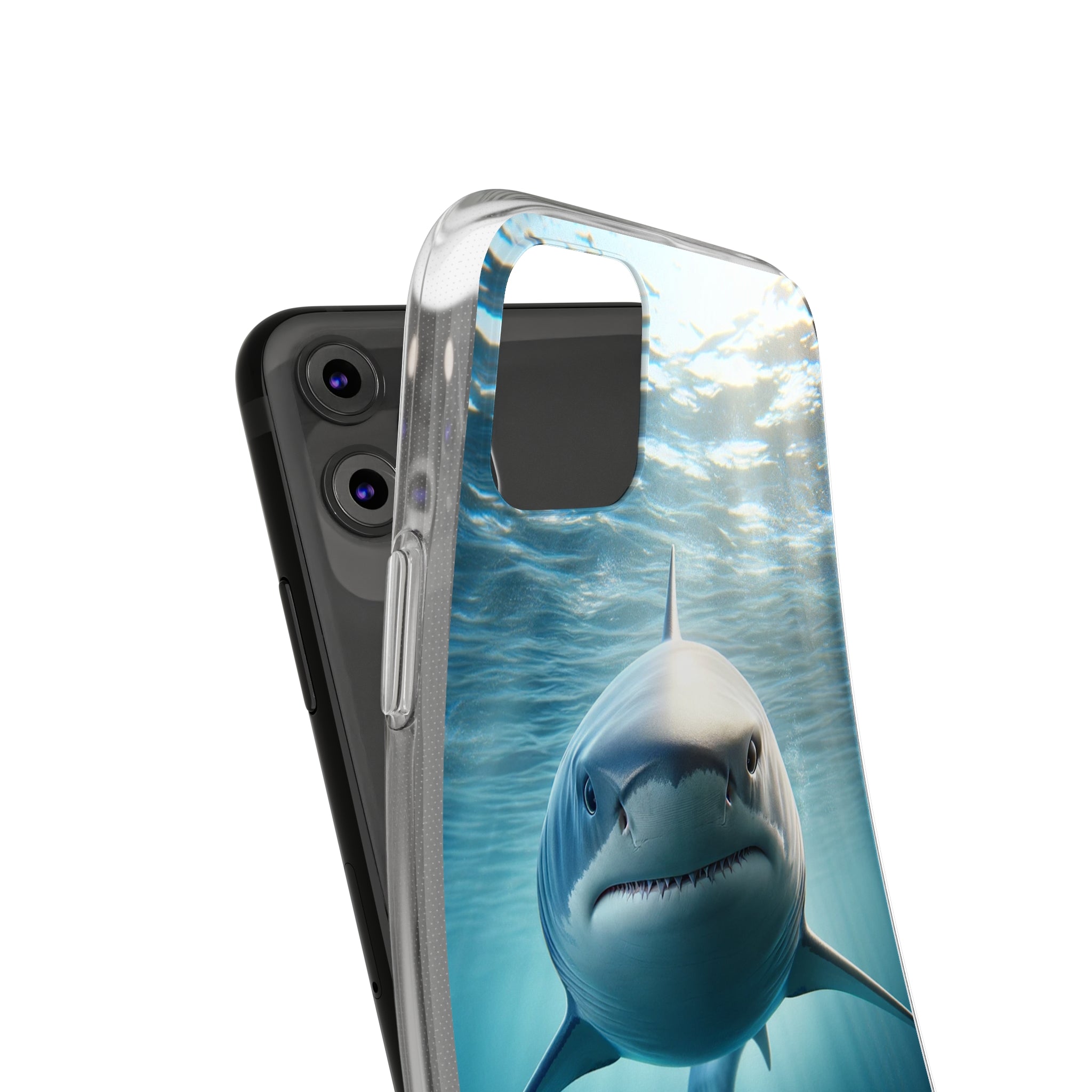 Curious Shark - Soft Phone Case