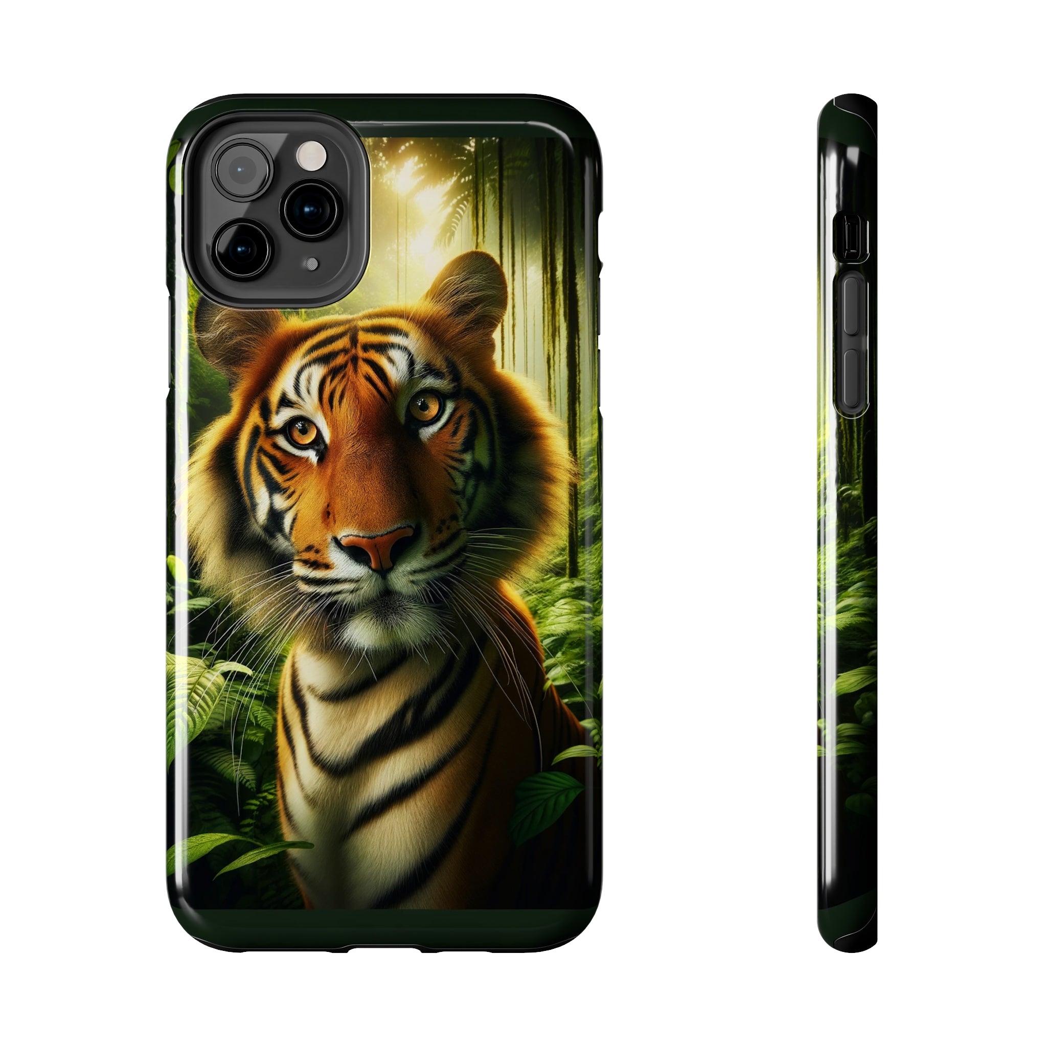 Curious Tiger - Tough Phone Case