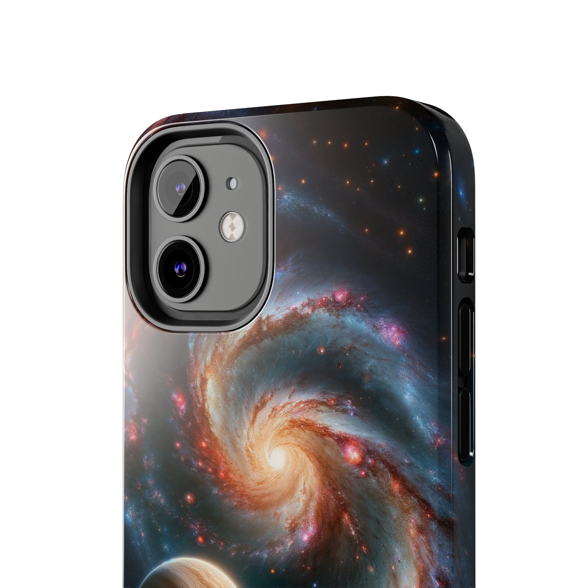 Yellow planet and wormhole - Tough Phone Case