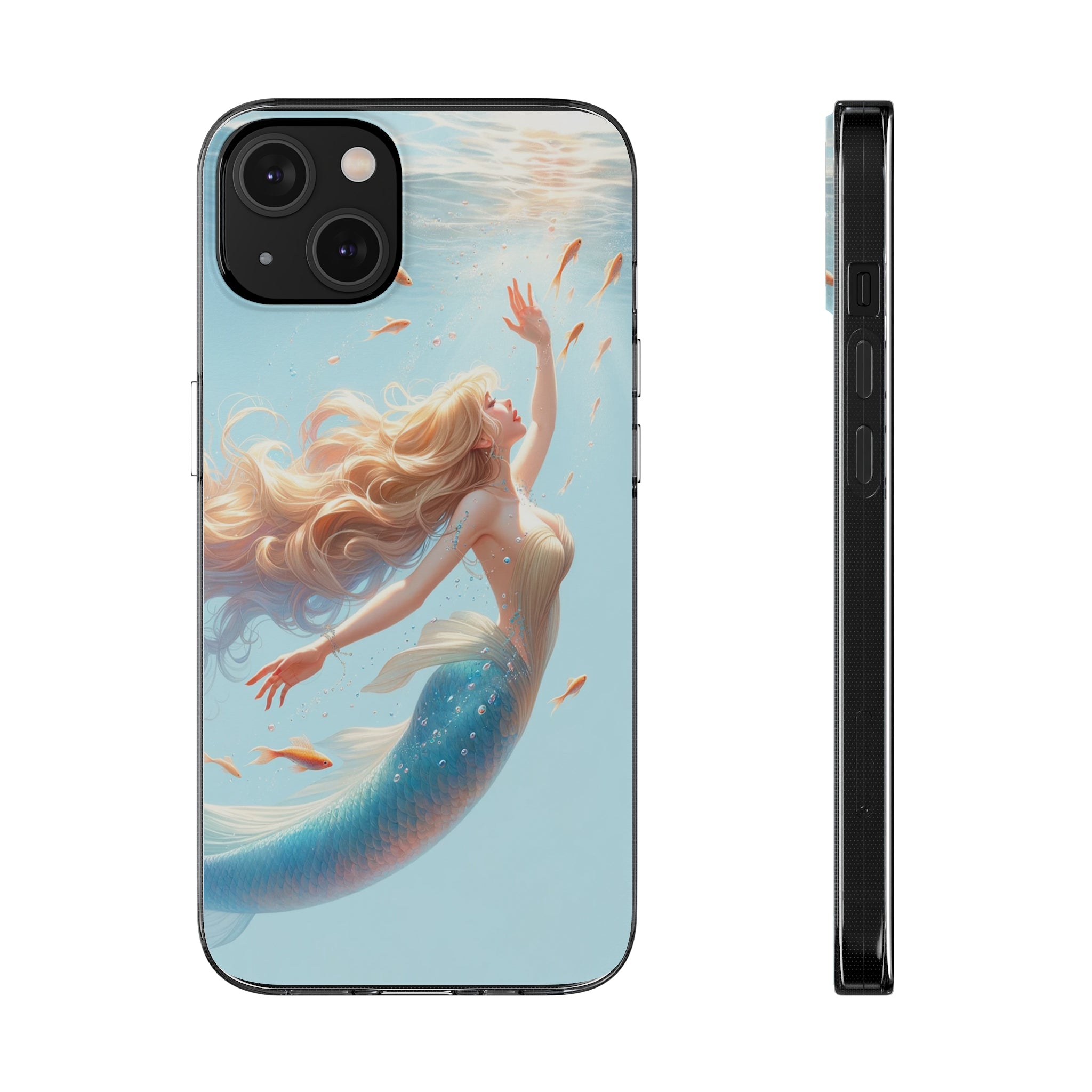 Blond Mermaid - Soft Phone Case