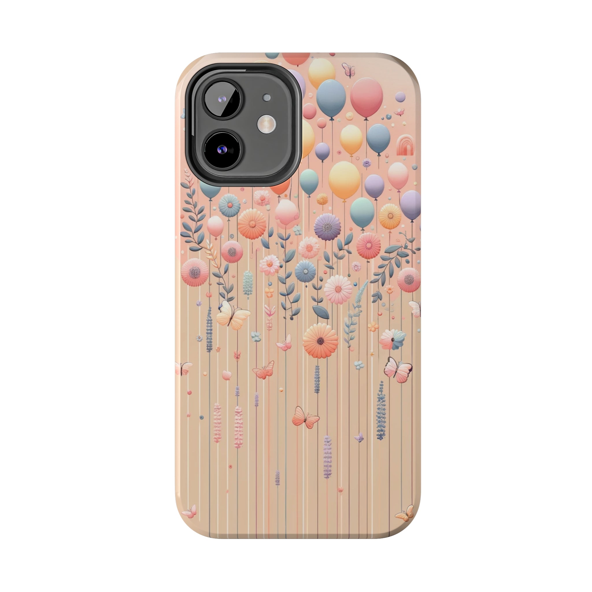 Balloons and flowers - Tough Phone Case