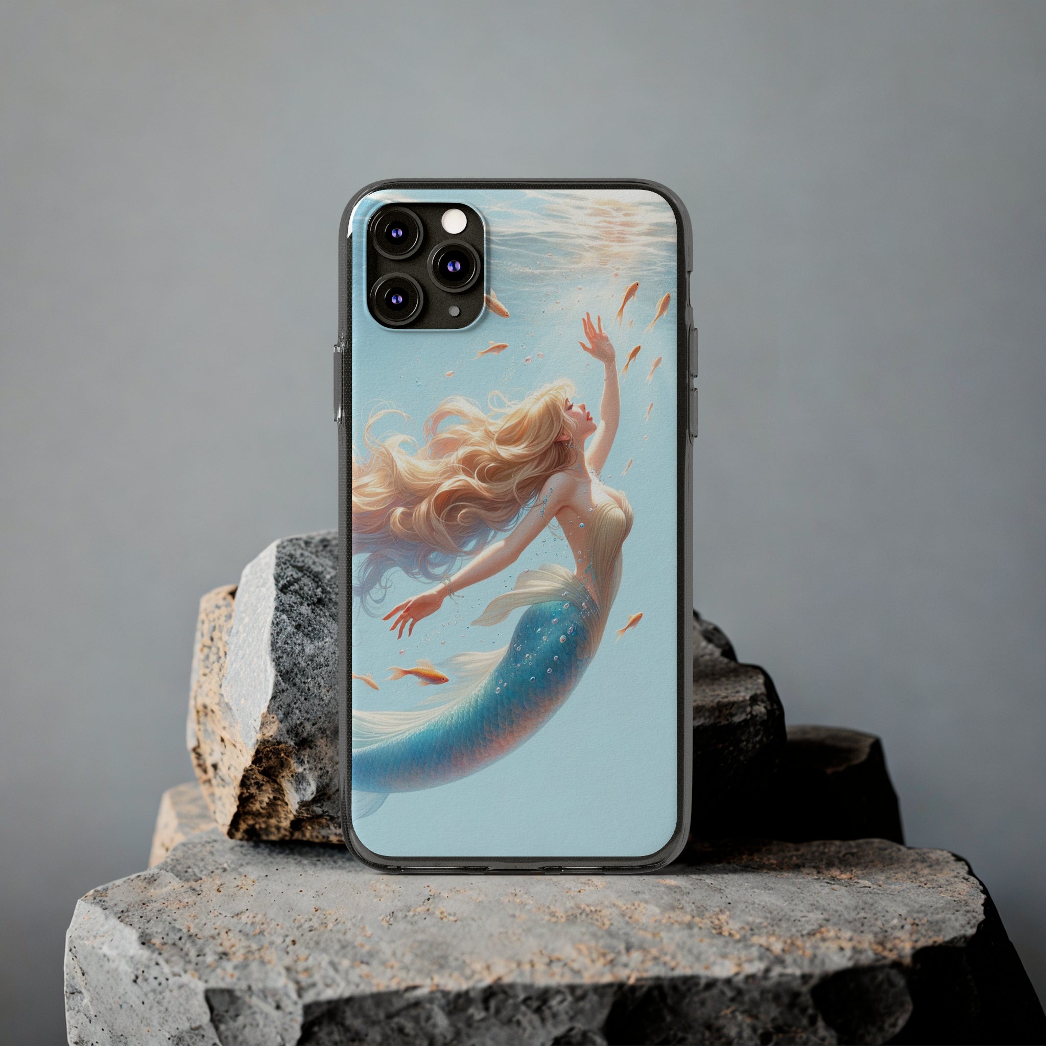 Blond Mermaid - Soft Phone Case