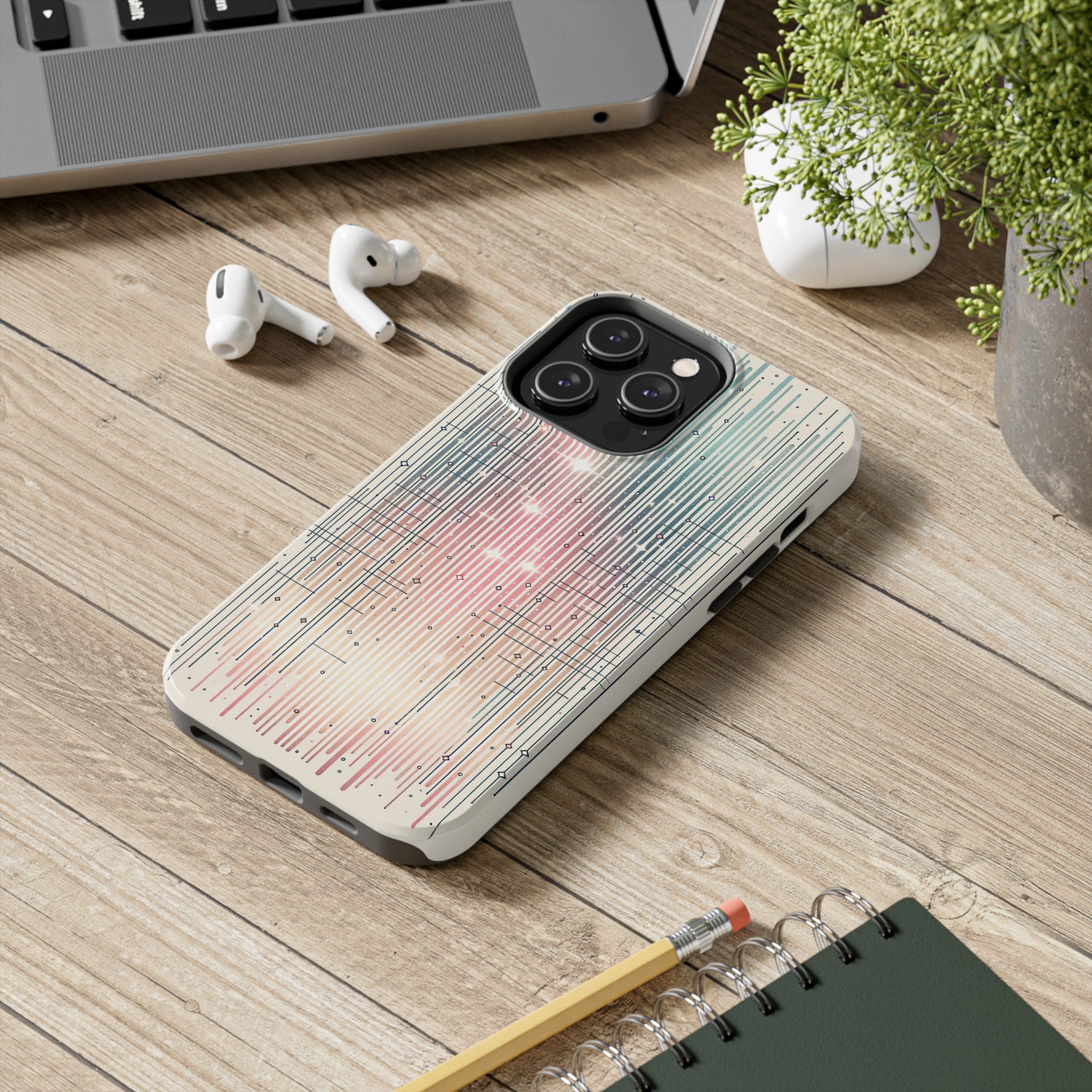 Pastel lines pattern - Tough Phone Case