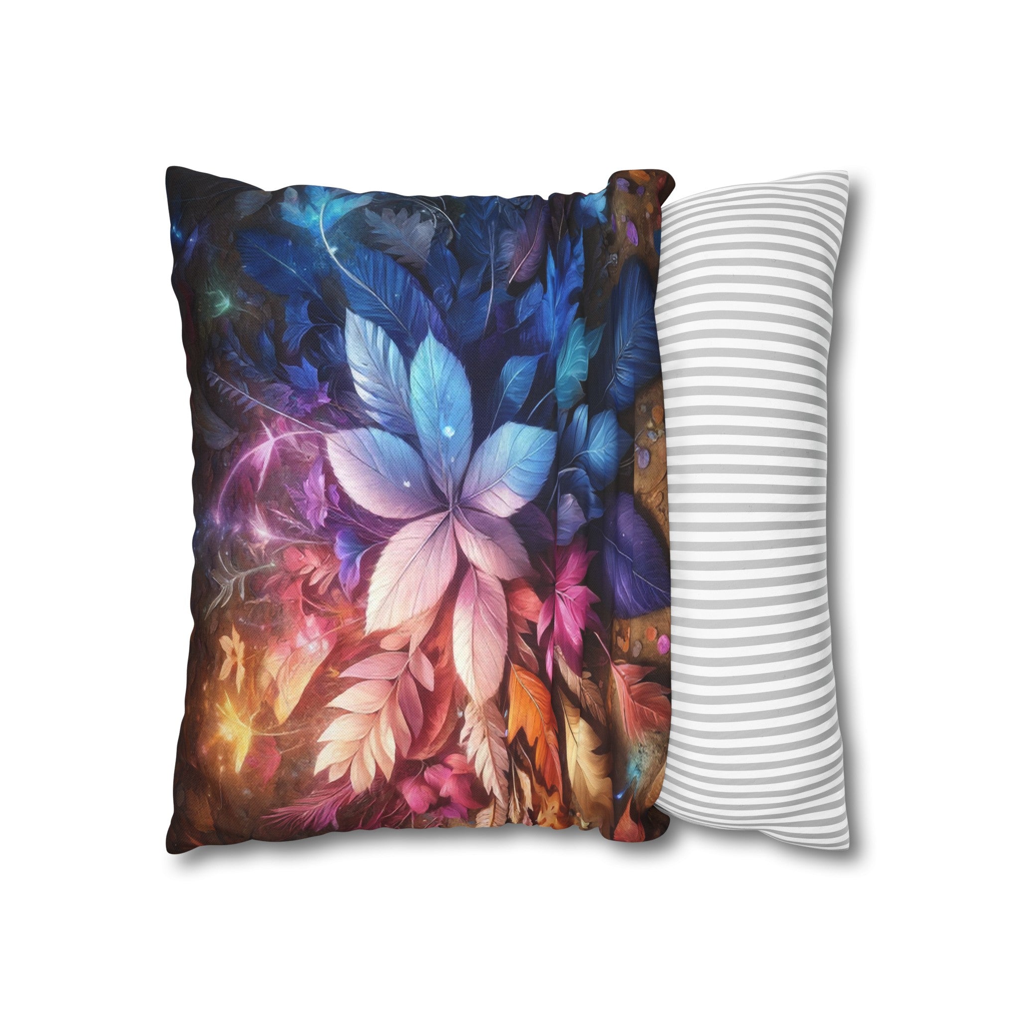 Magical Leaves 2 - Polyester Square Pillowcase