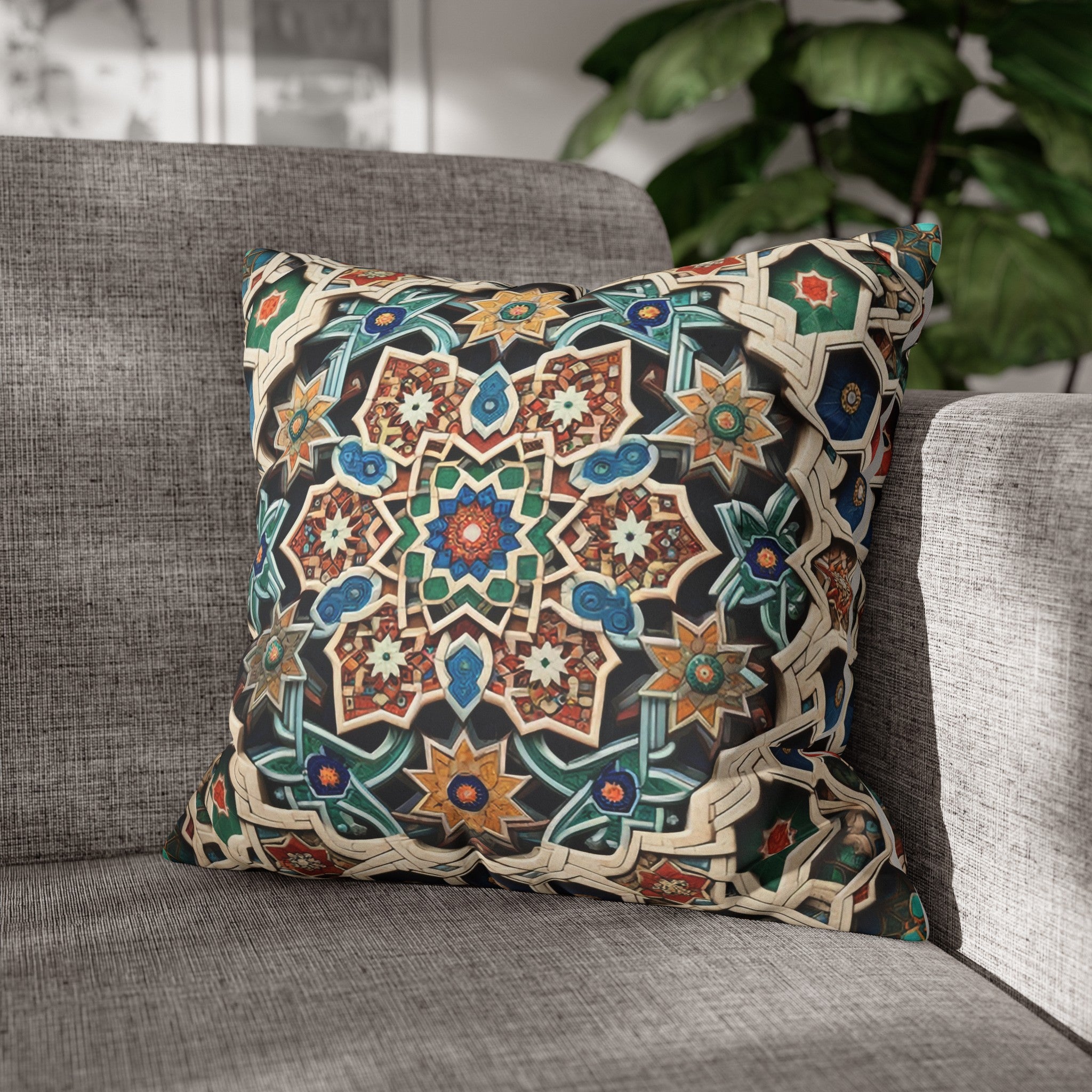 Persian Art (1) - Suede Square Pillowcase