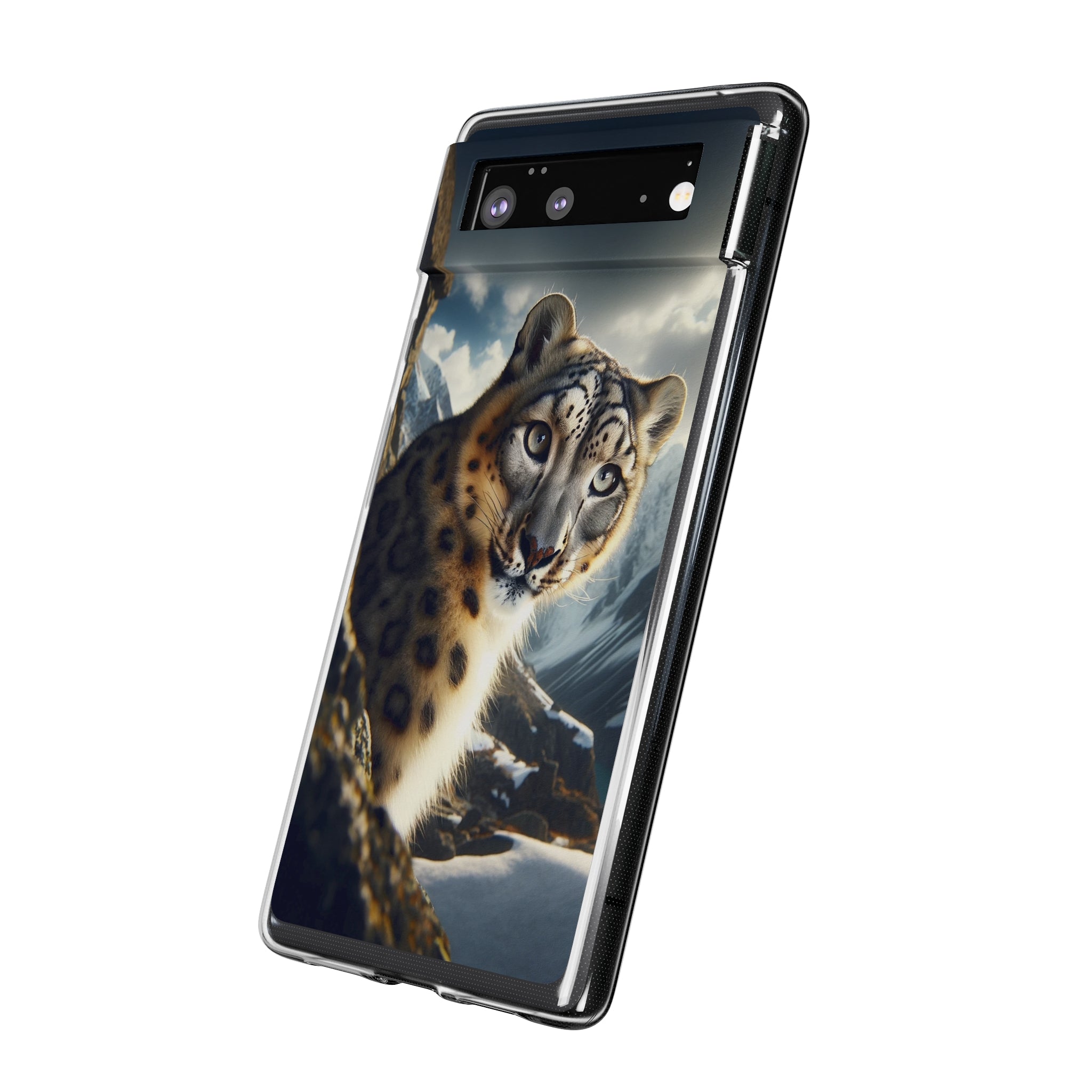 Snow Leopard - Soft Phone Case