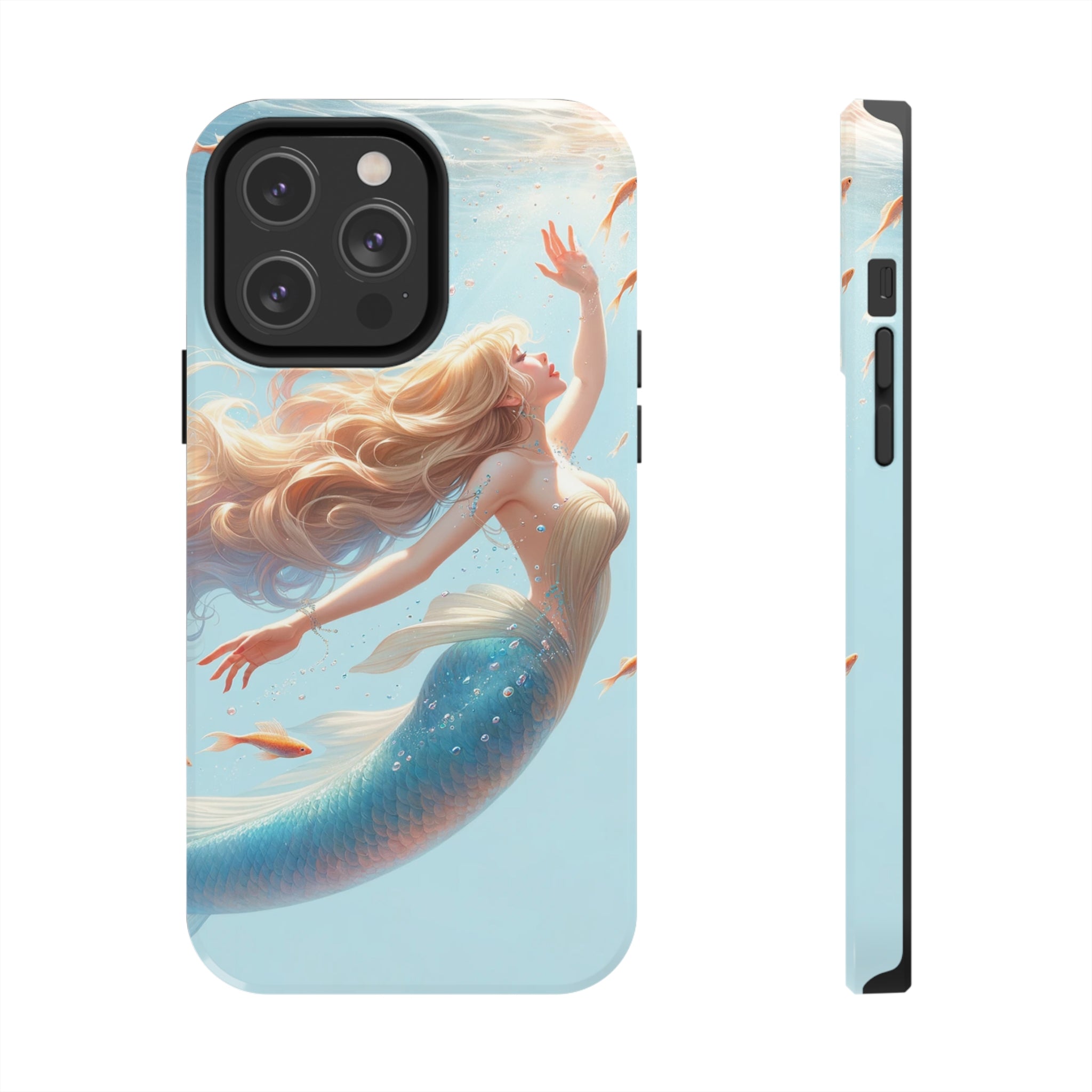 Blond mermaid - Tough Phone Case