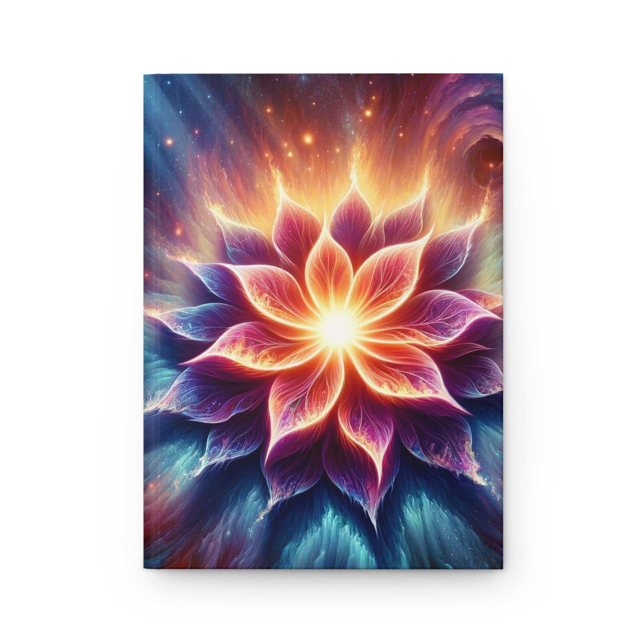 Colourful star - Hardcover Notebook