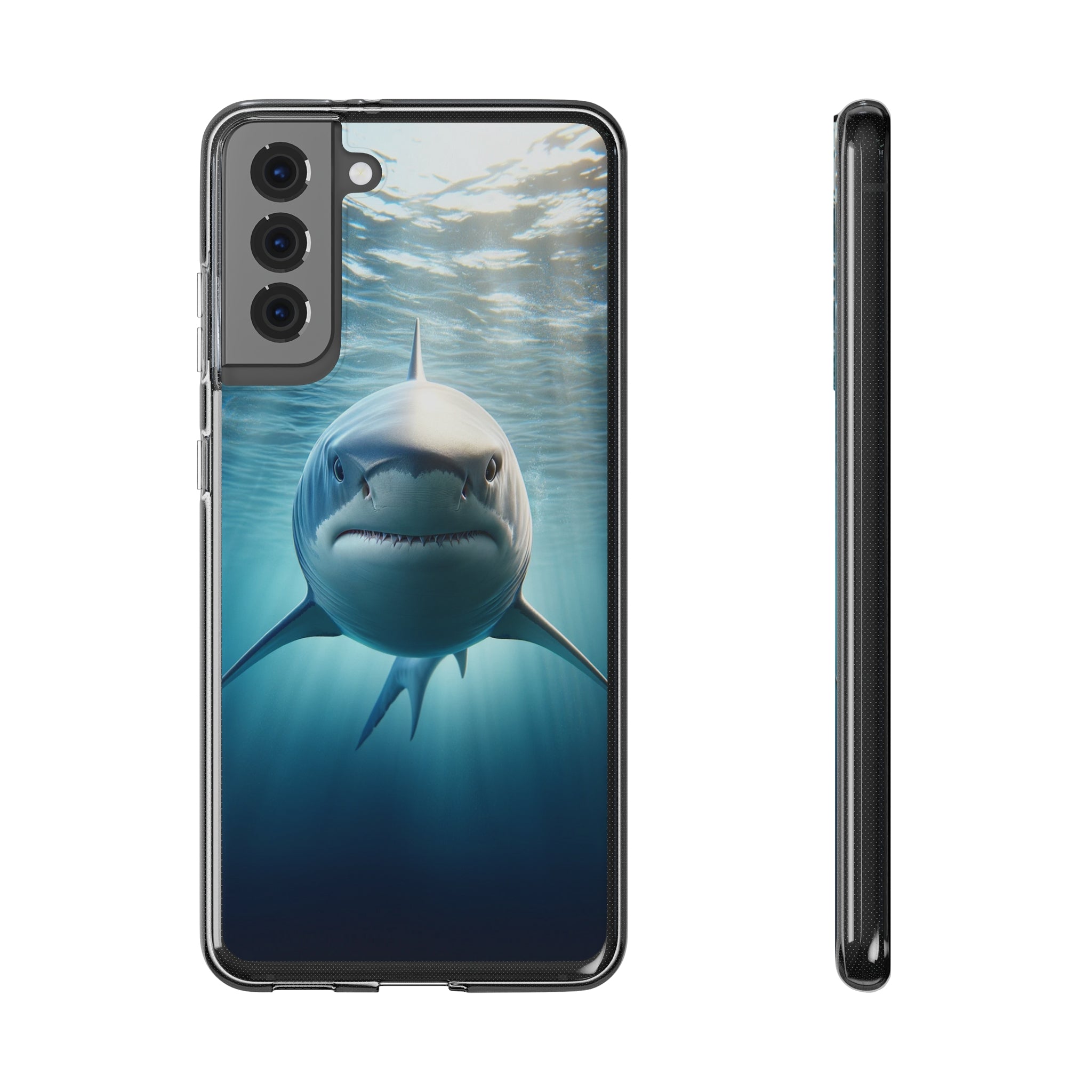 Curious Shark - Soft Phone Case