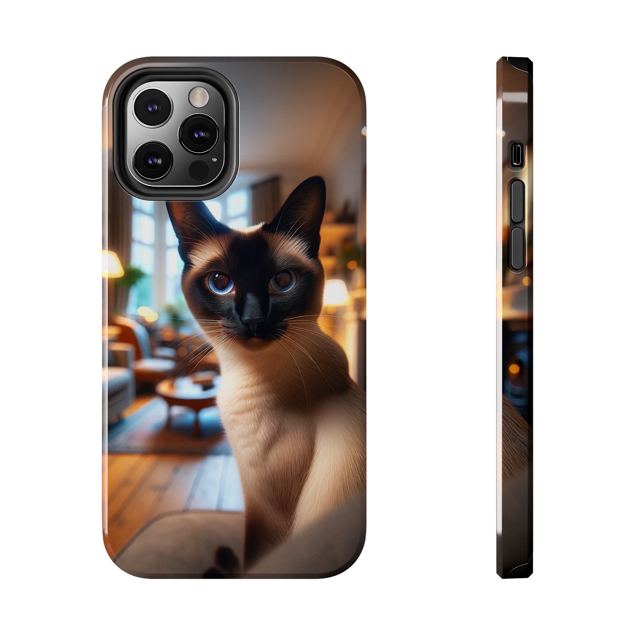 Curious cat - Tough Phone Case