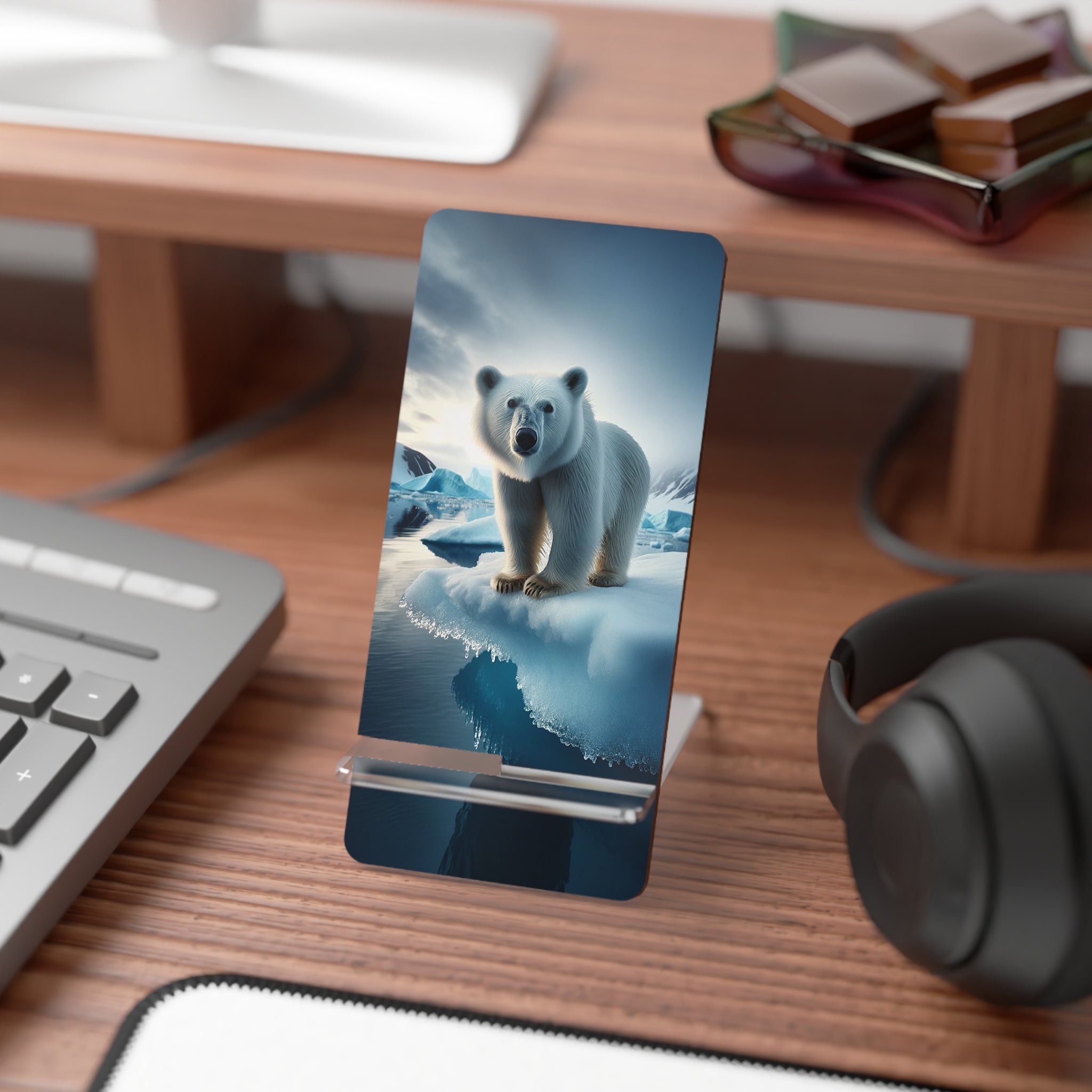 Curious Icebear - Smartphone Stand