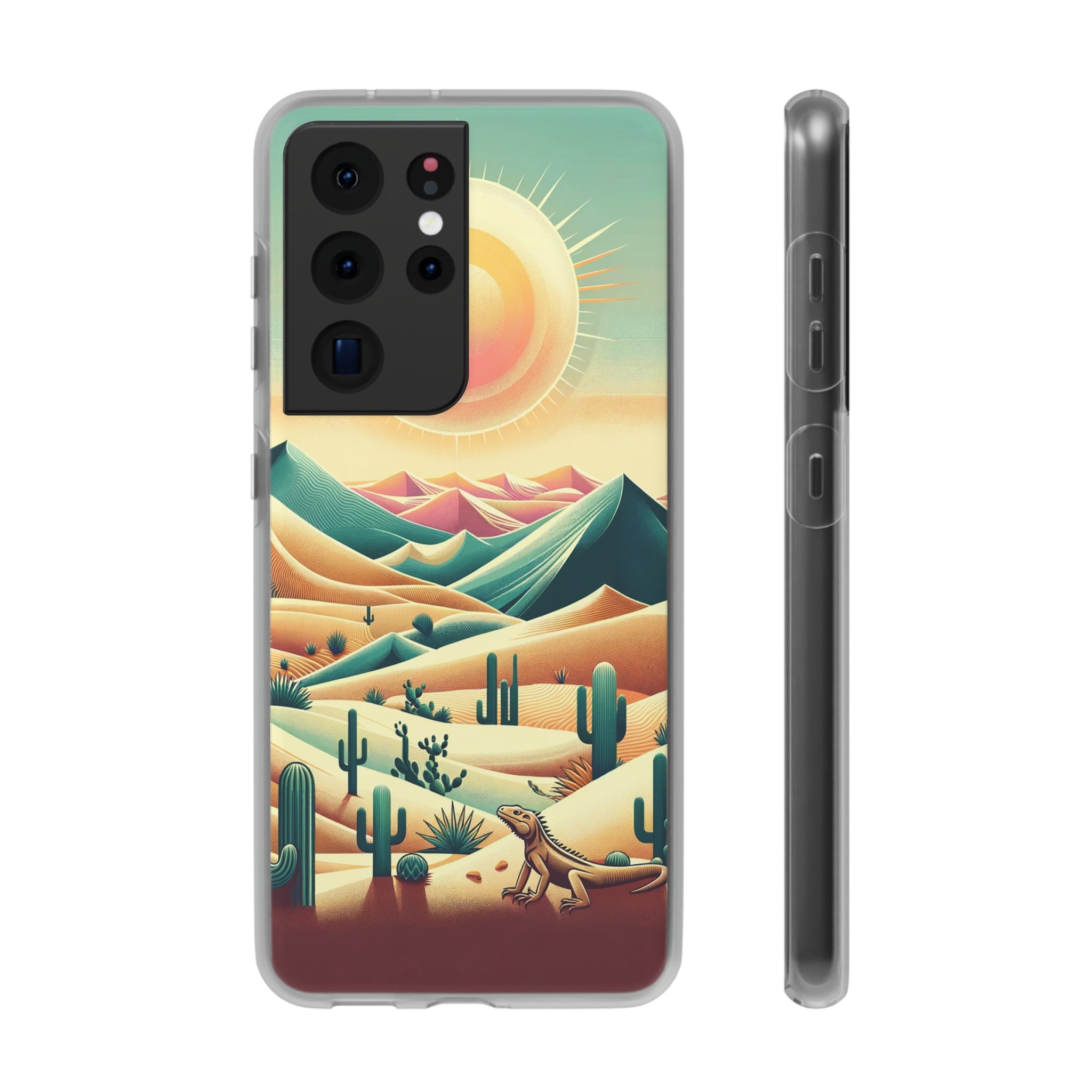 Iguana in the desert - Flexi Case (Samsung only)