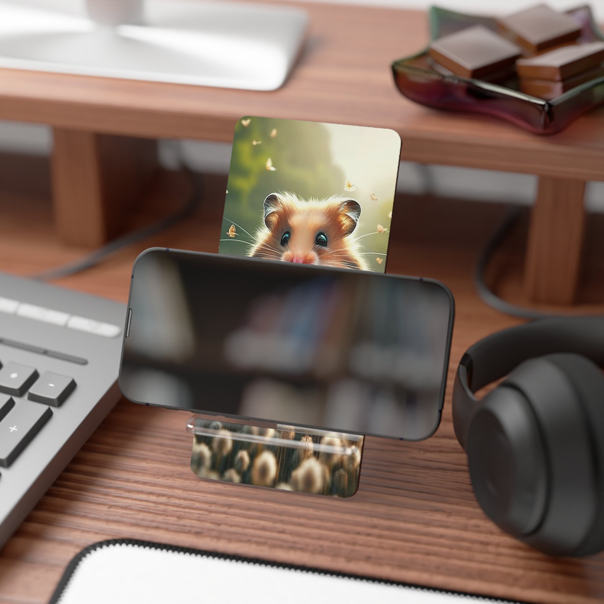 Curious Hamster - Smartphone Stand