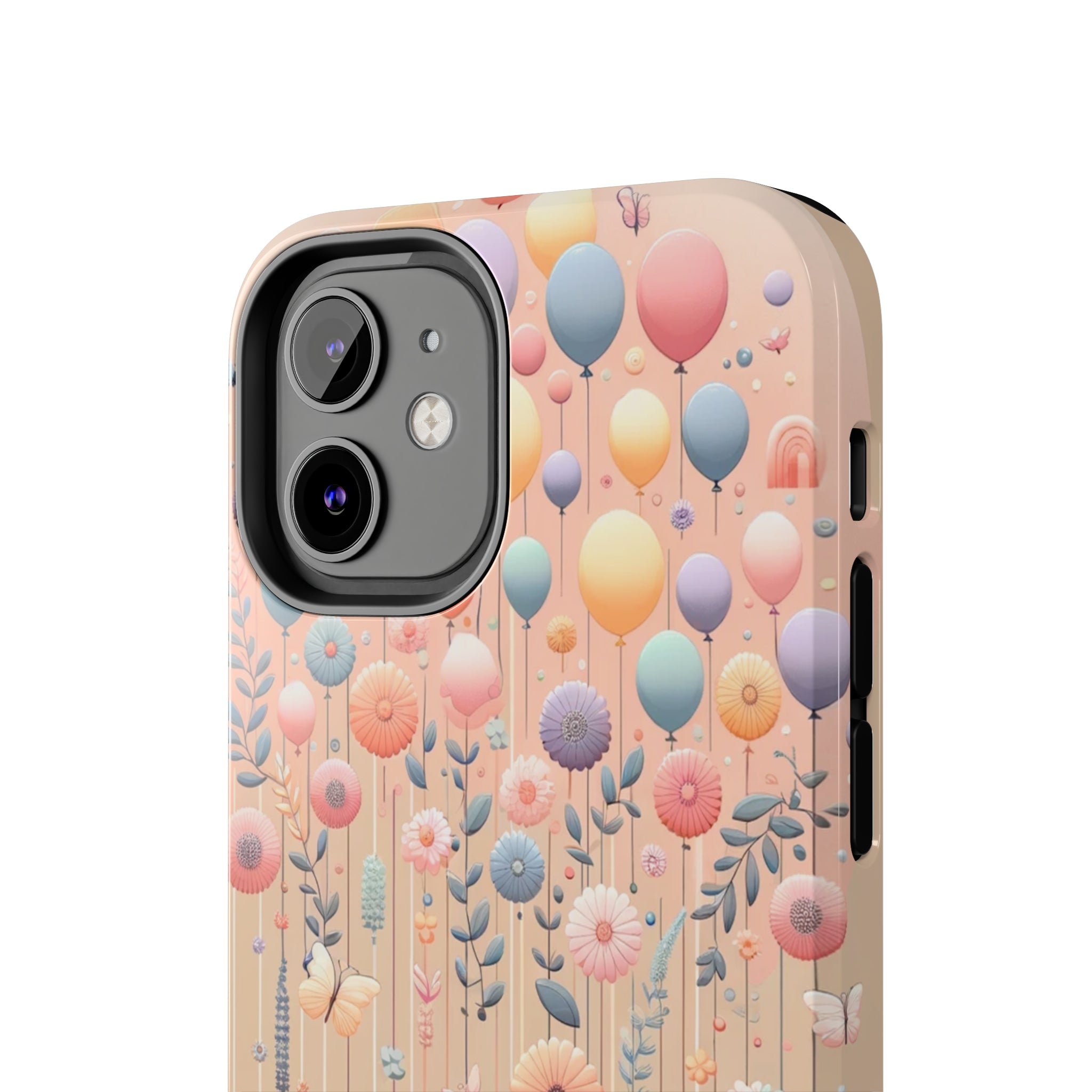 Balloons and flowers - Tough Phone Case