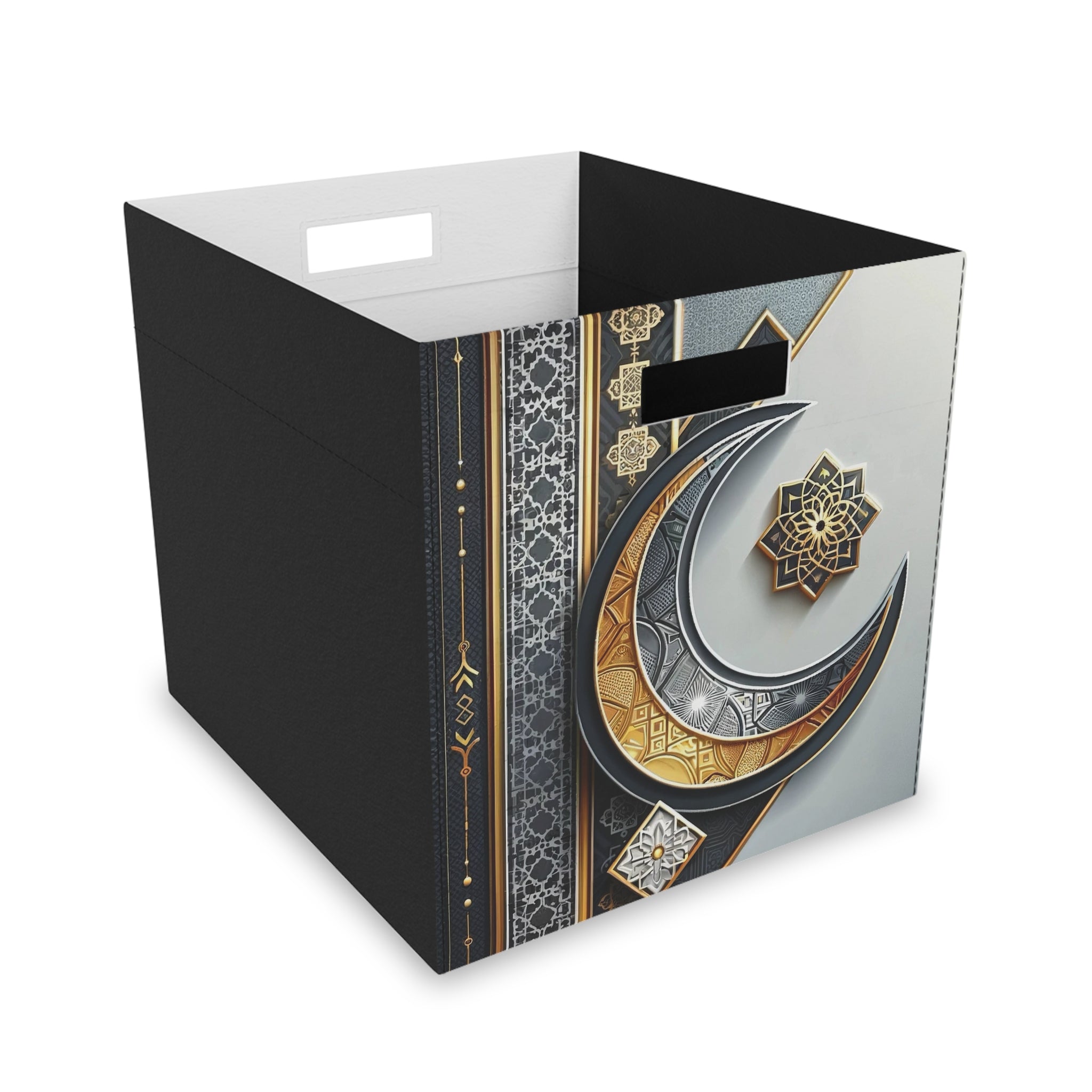 Islamic Art: Golden-silver Moon - Storage Box