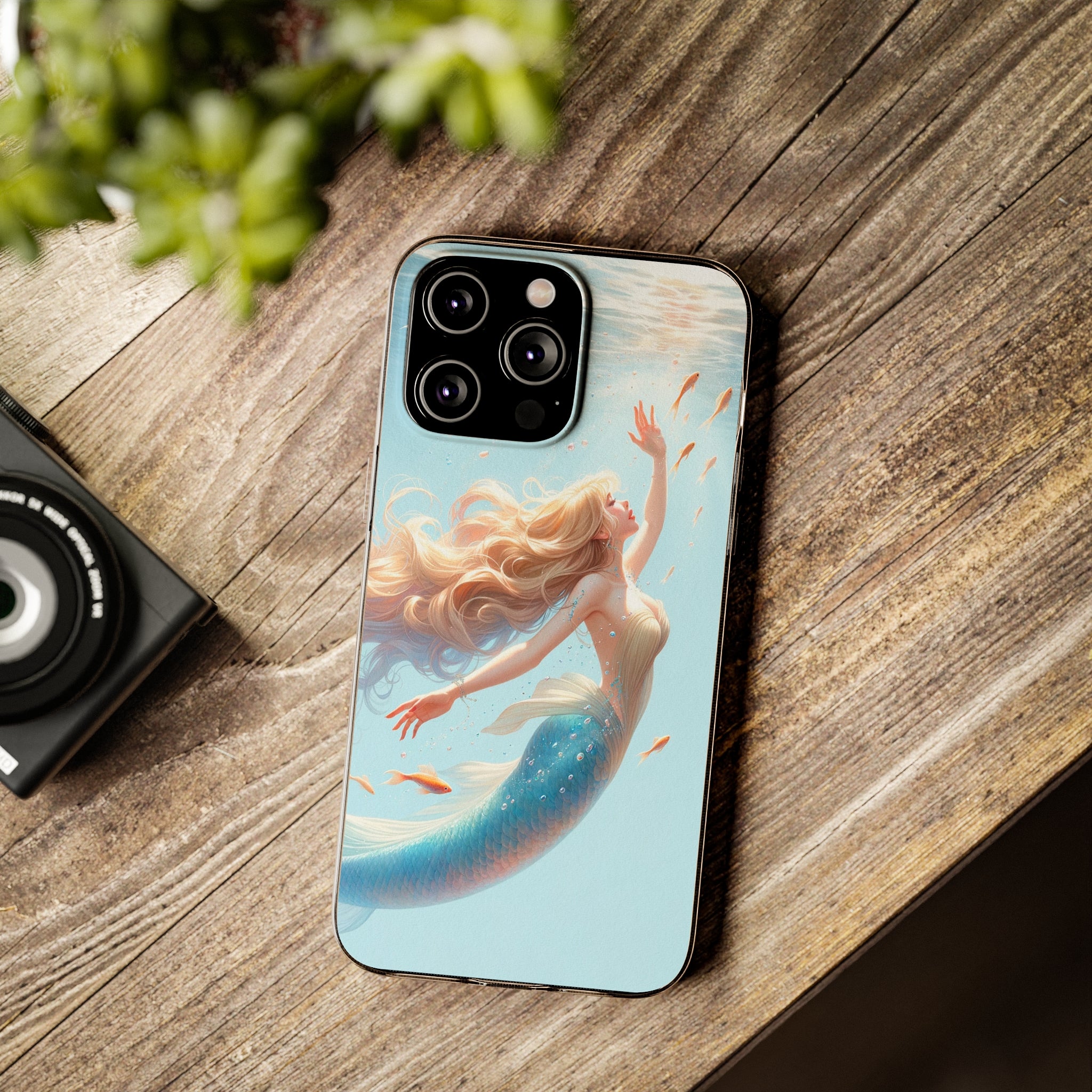 Blond Mermaid - Soft Phone Case